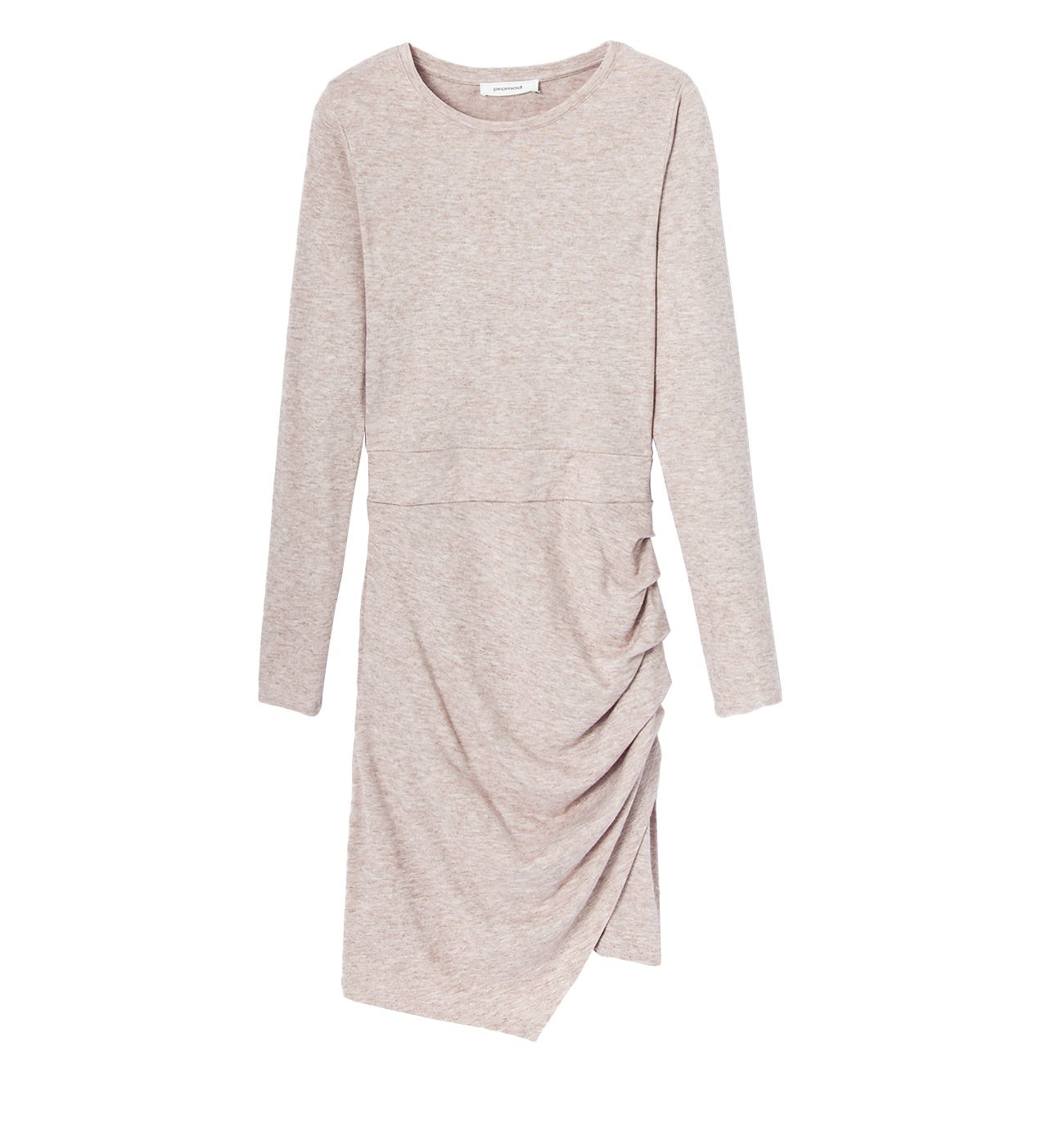 Pulloverkleid in Drapé-Optik