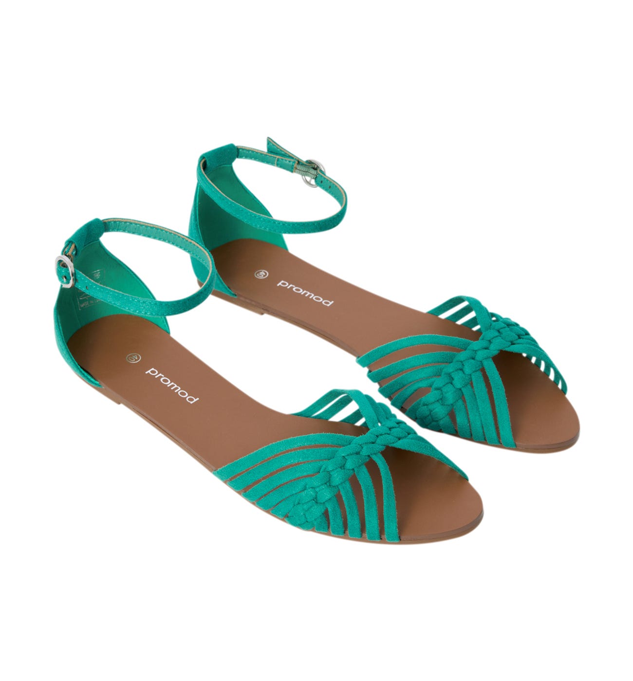 Sandalettes tressées Femme