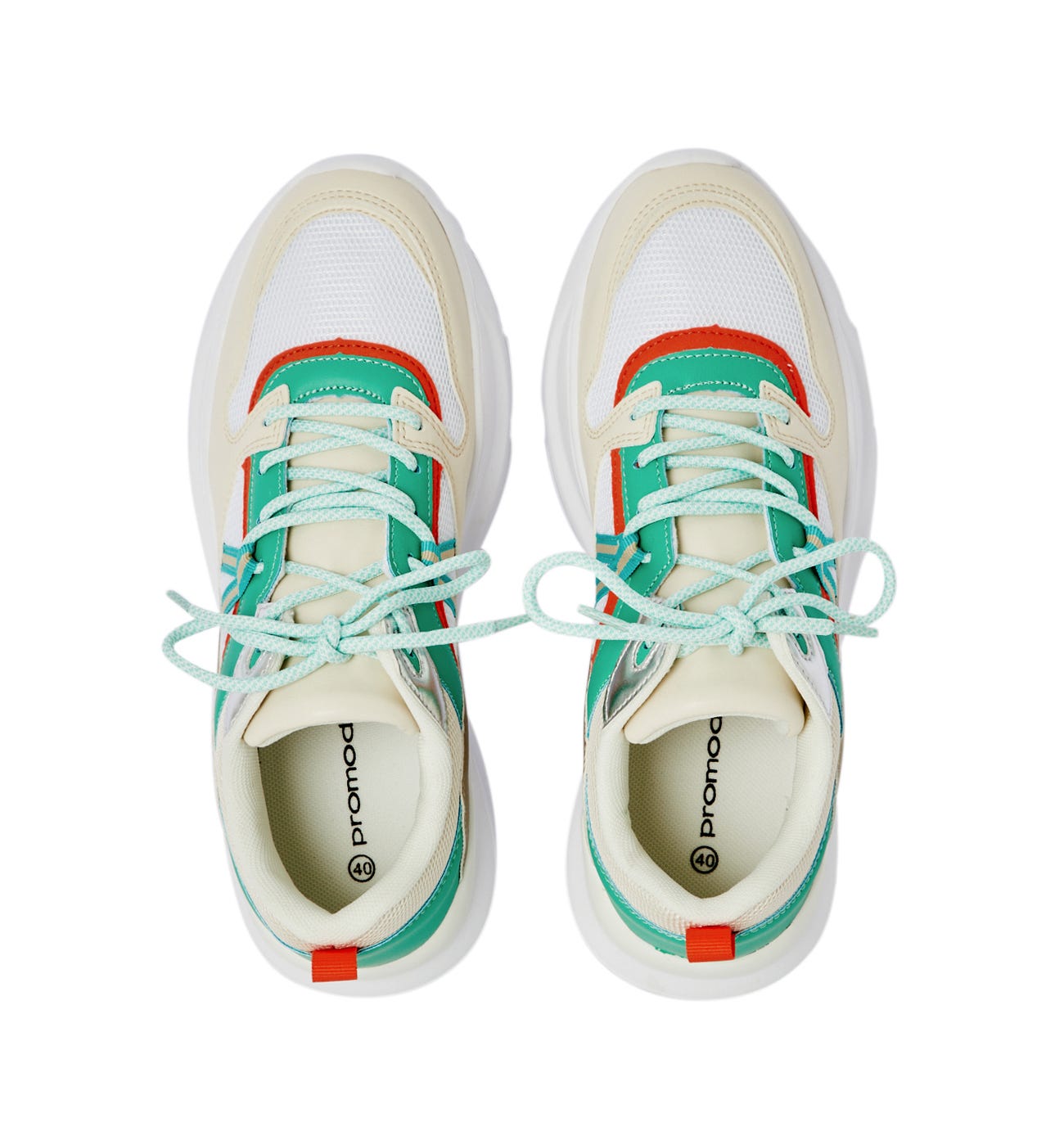 Multicoloured dad trainers
