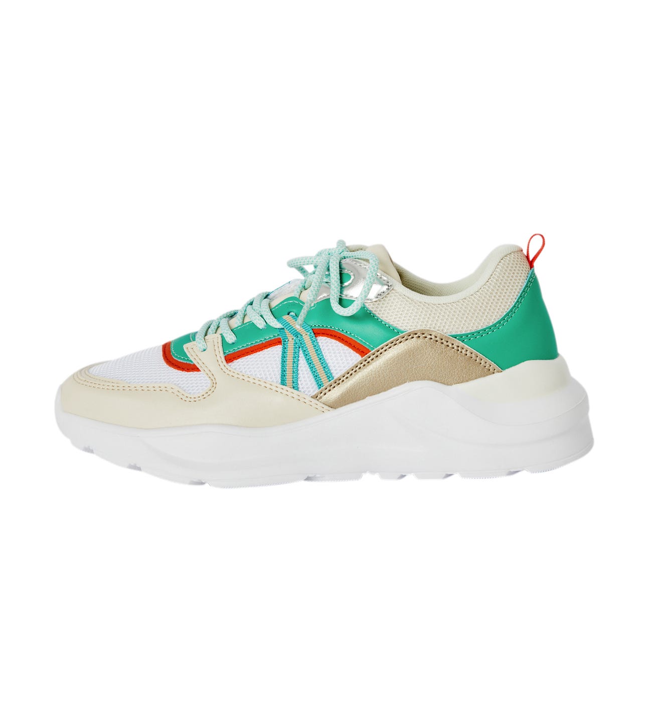 Multicoloured dad trainers