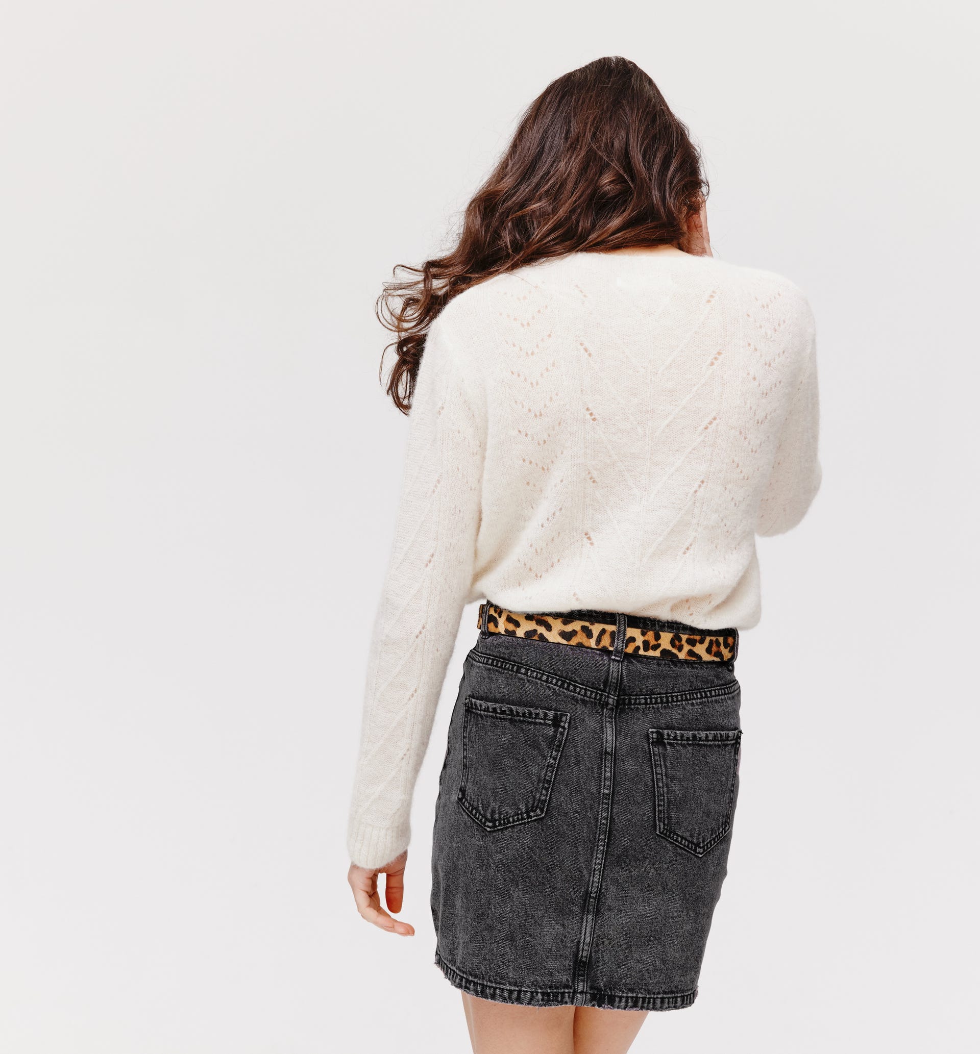 Jeans-Minirock