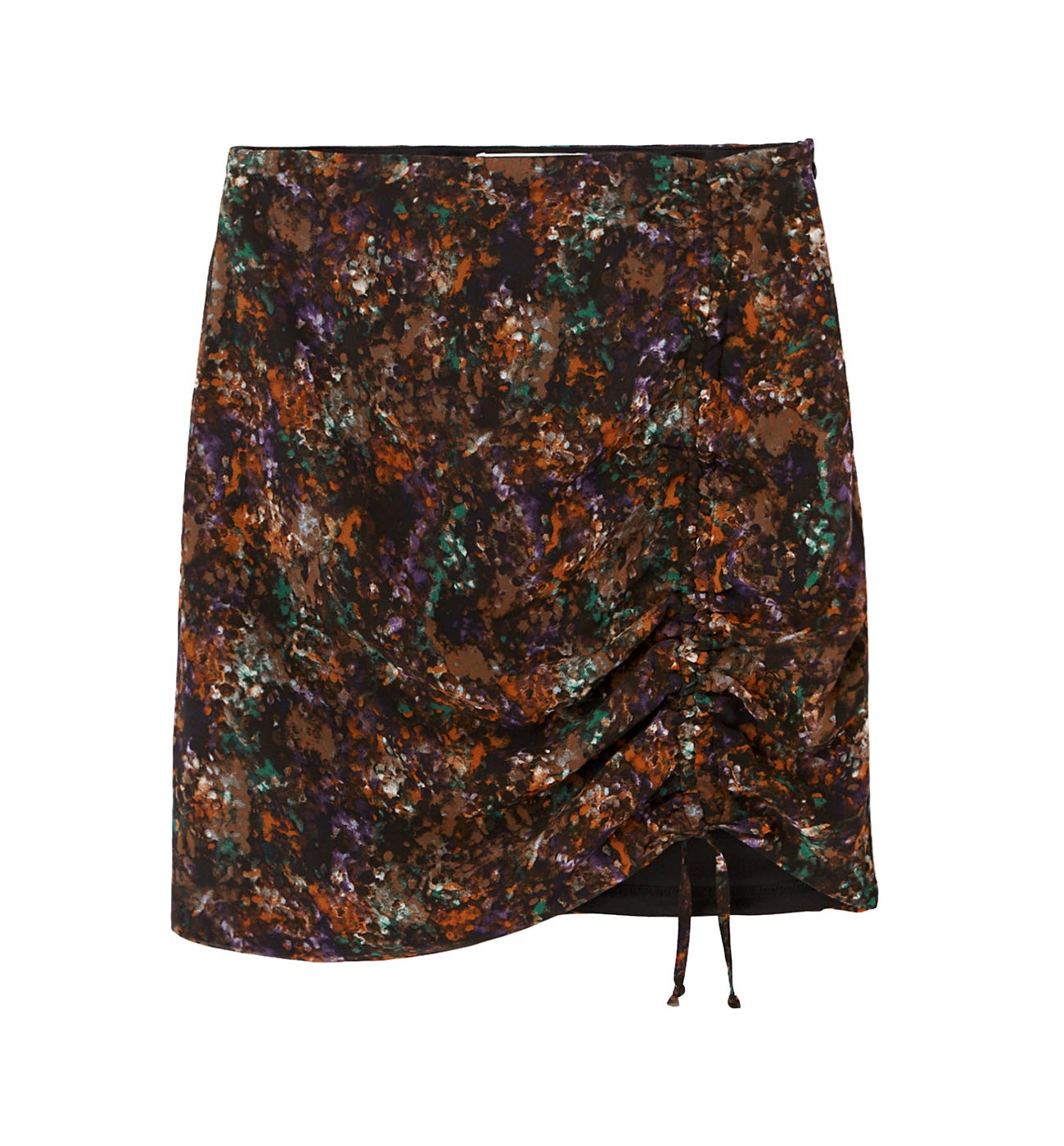 Patterned voile skirt