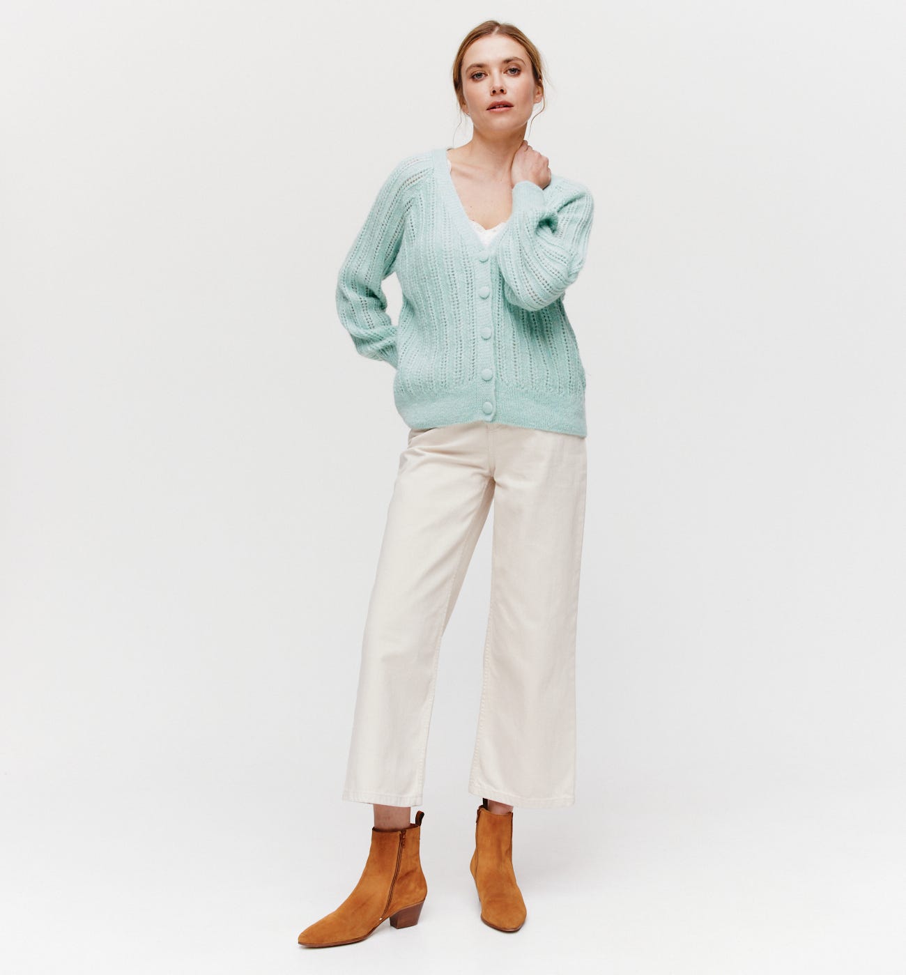 Cardigan a trafori