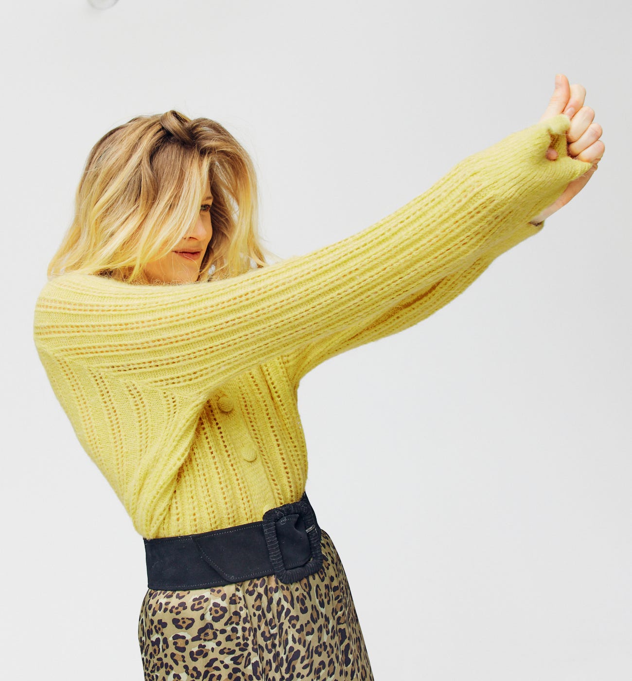Cardigan a trafori