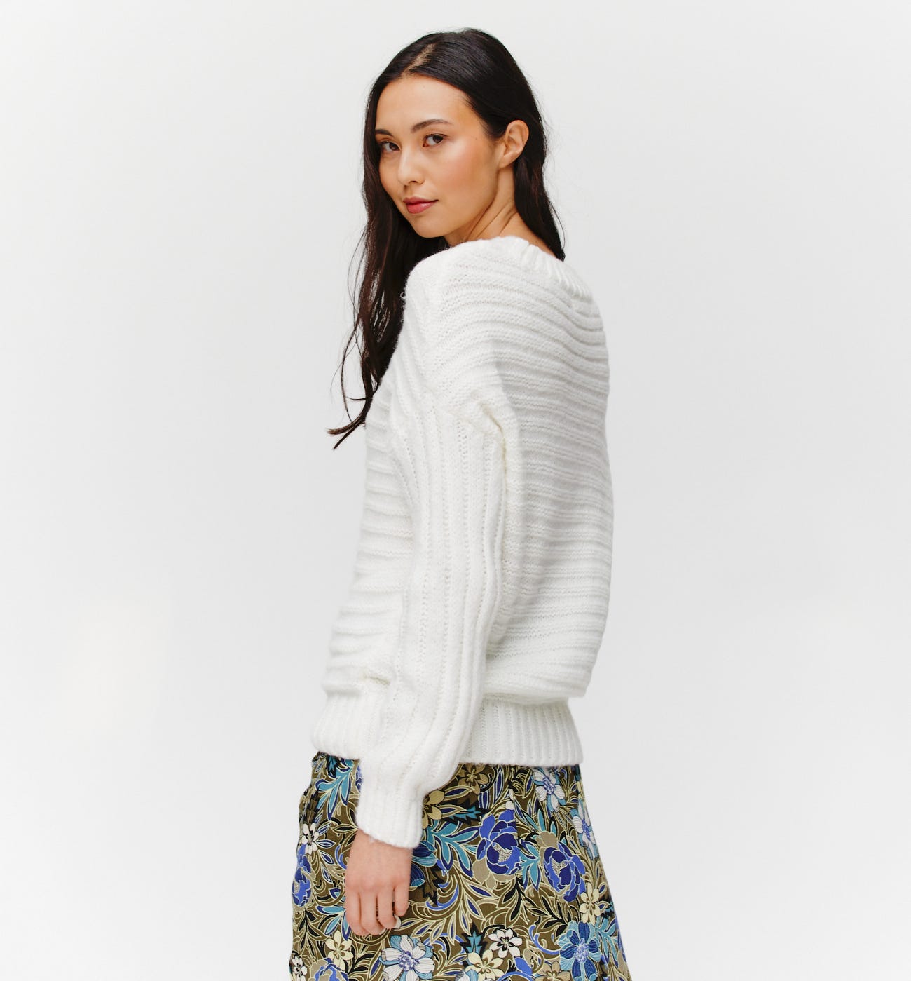 Fancy ribbed jumper