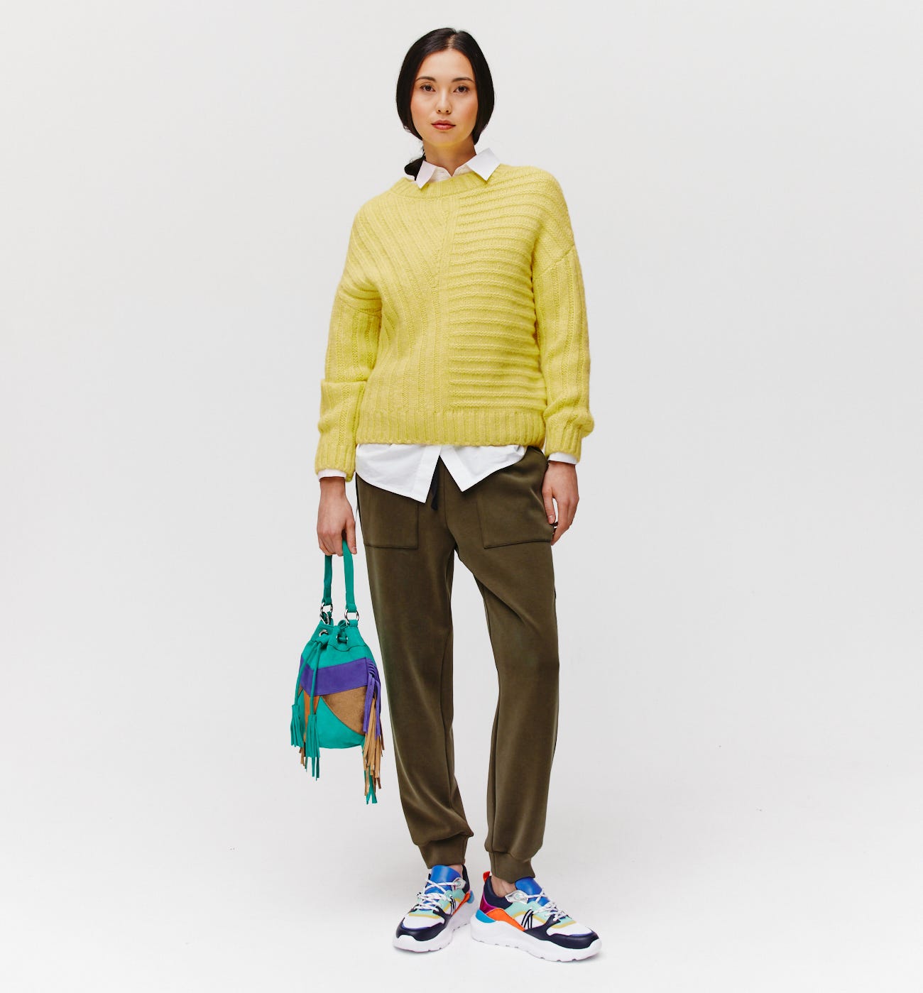 Fancy ribbed jumper