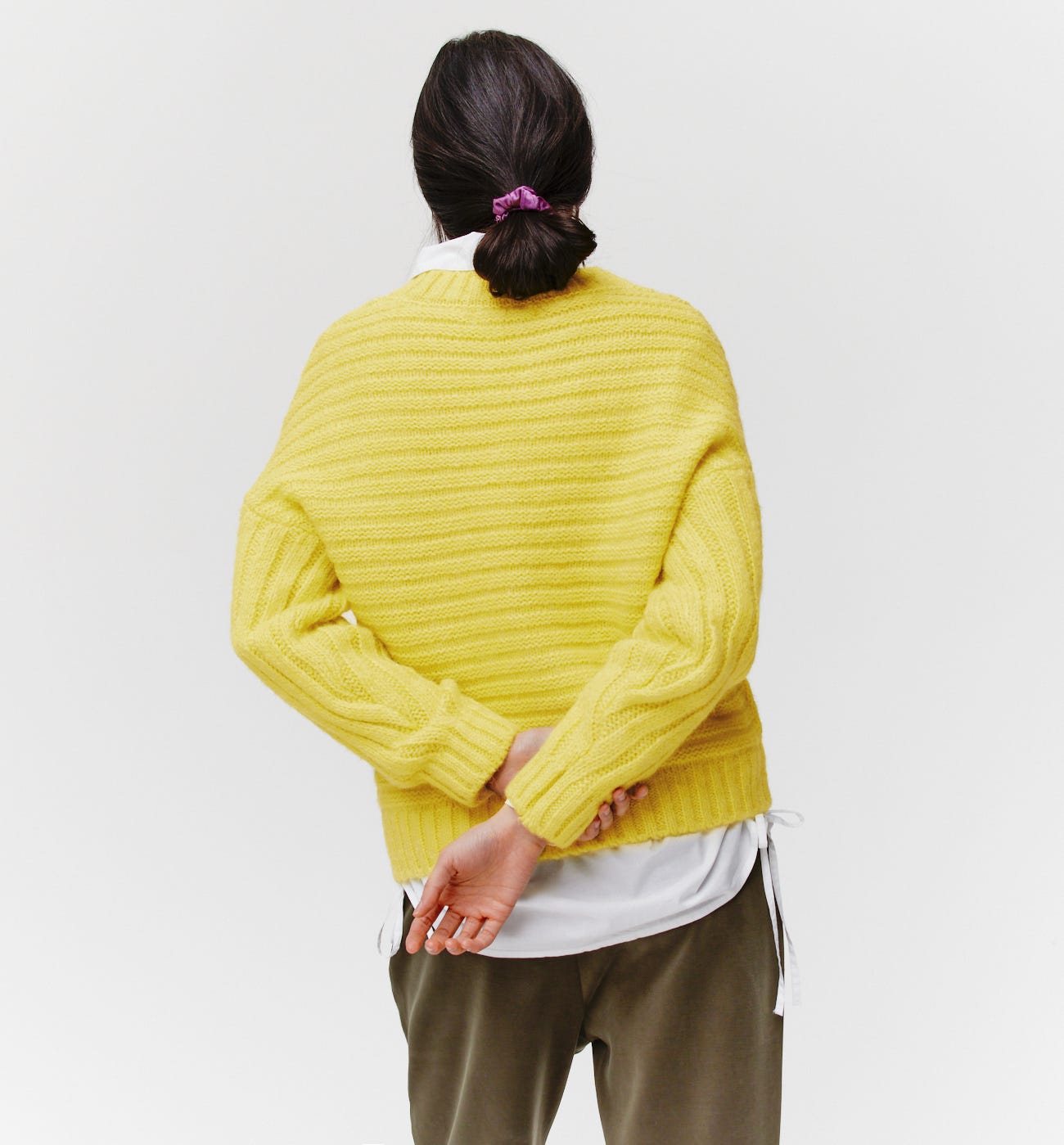 Fancy ribbed jumper