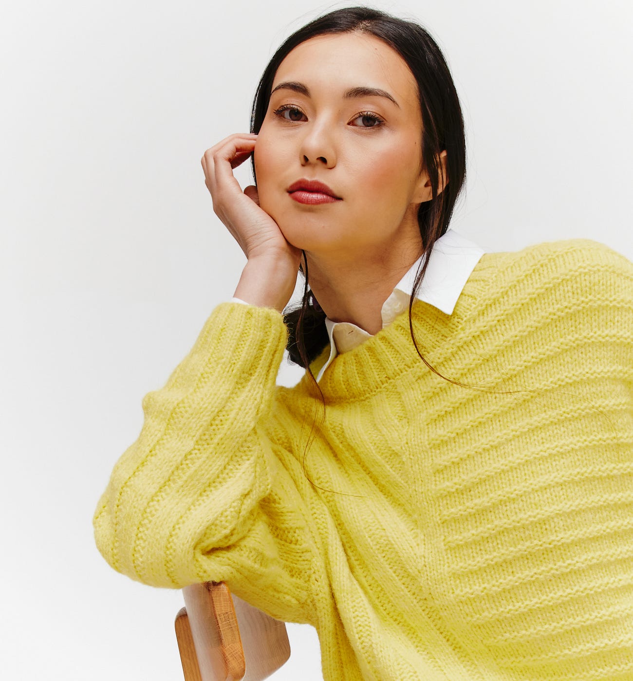 Fancy ribbed jumper