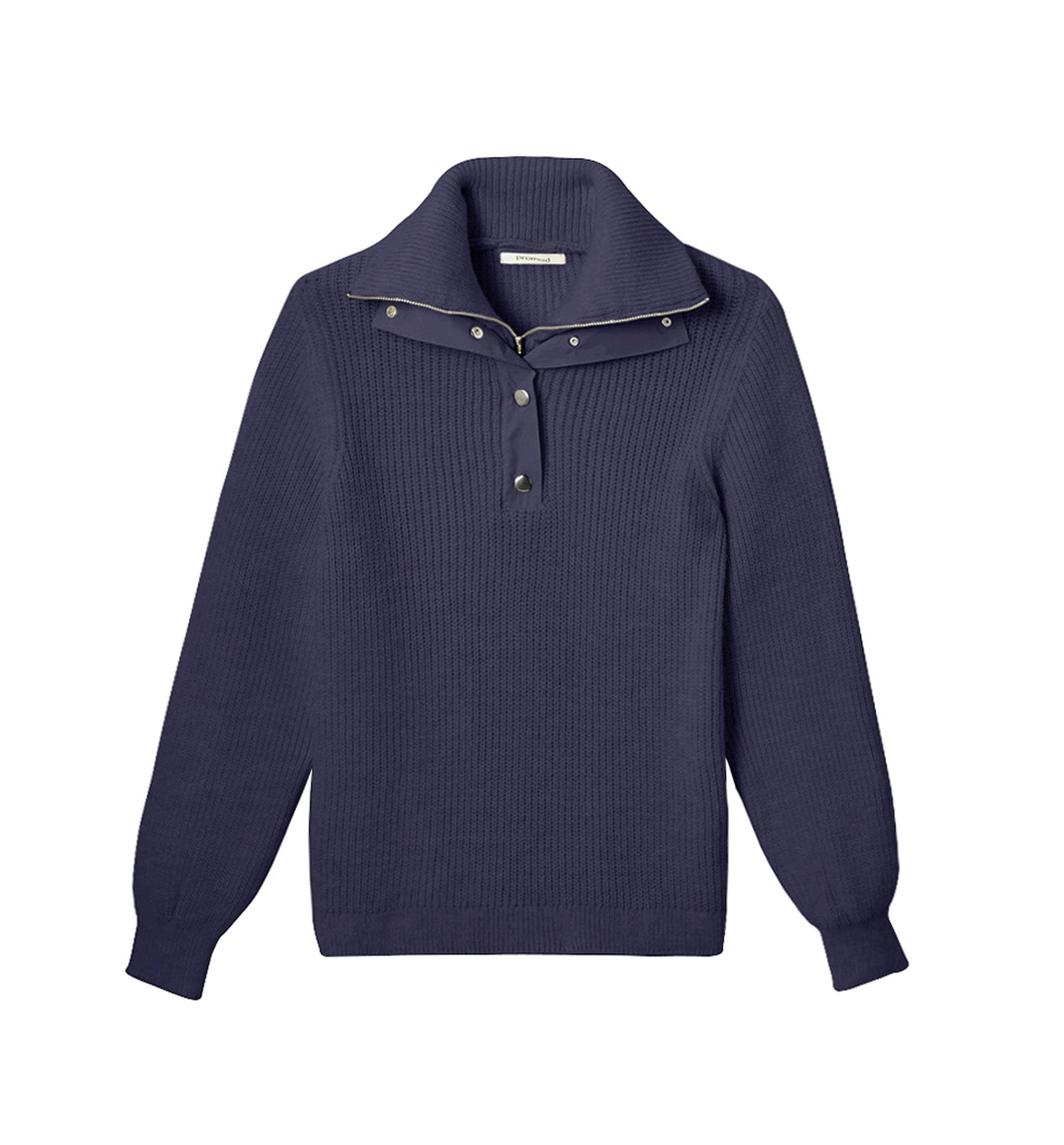 Maglia lupetto con zip