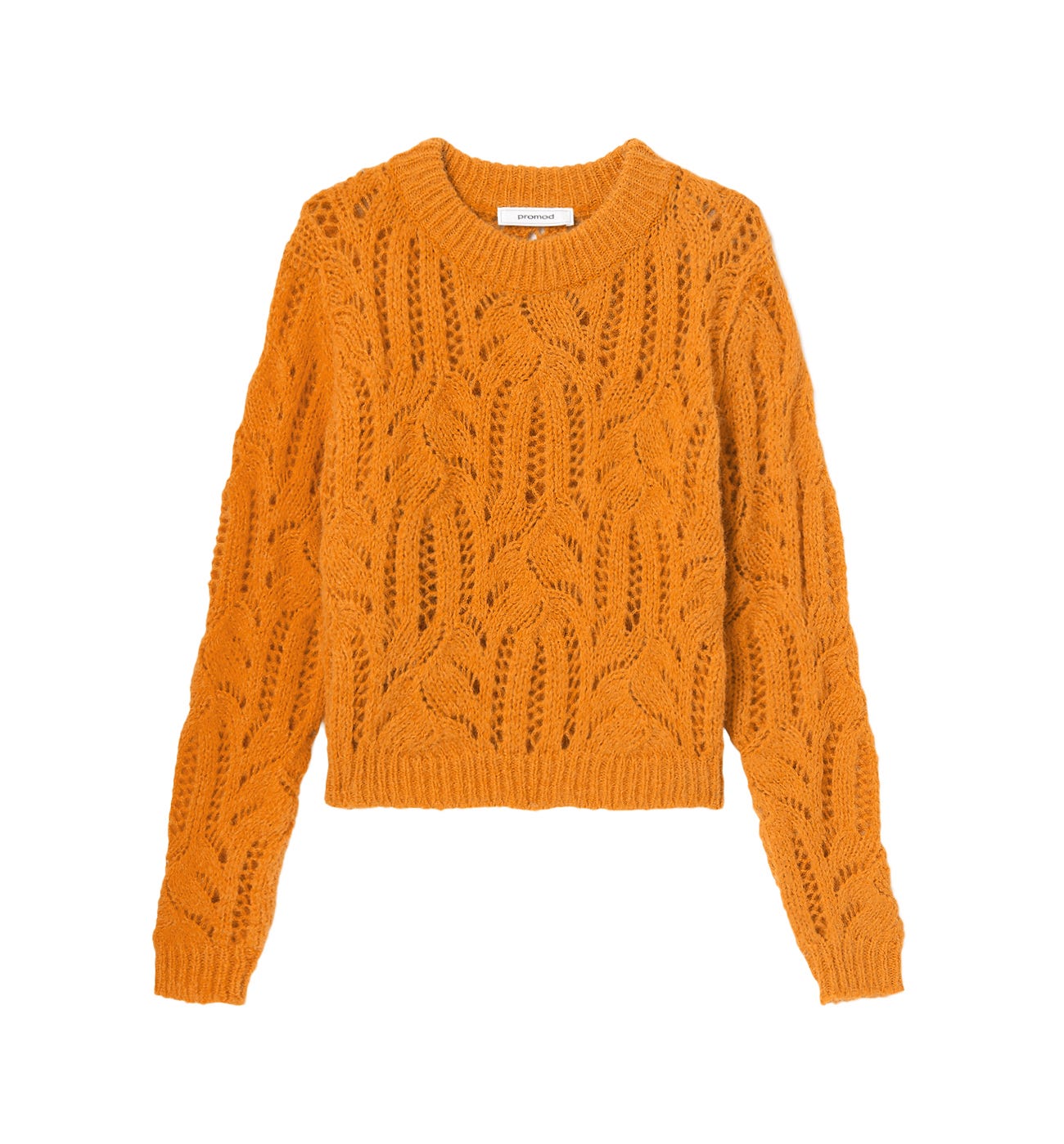 Short openwork jumper