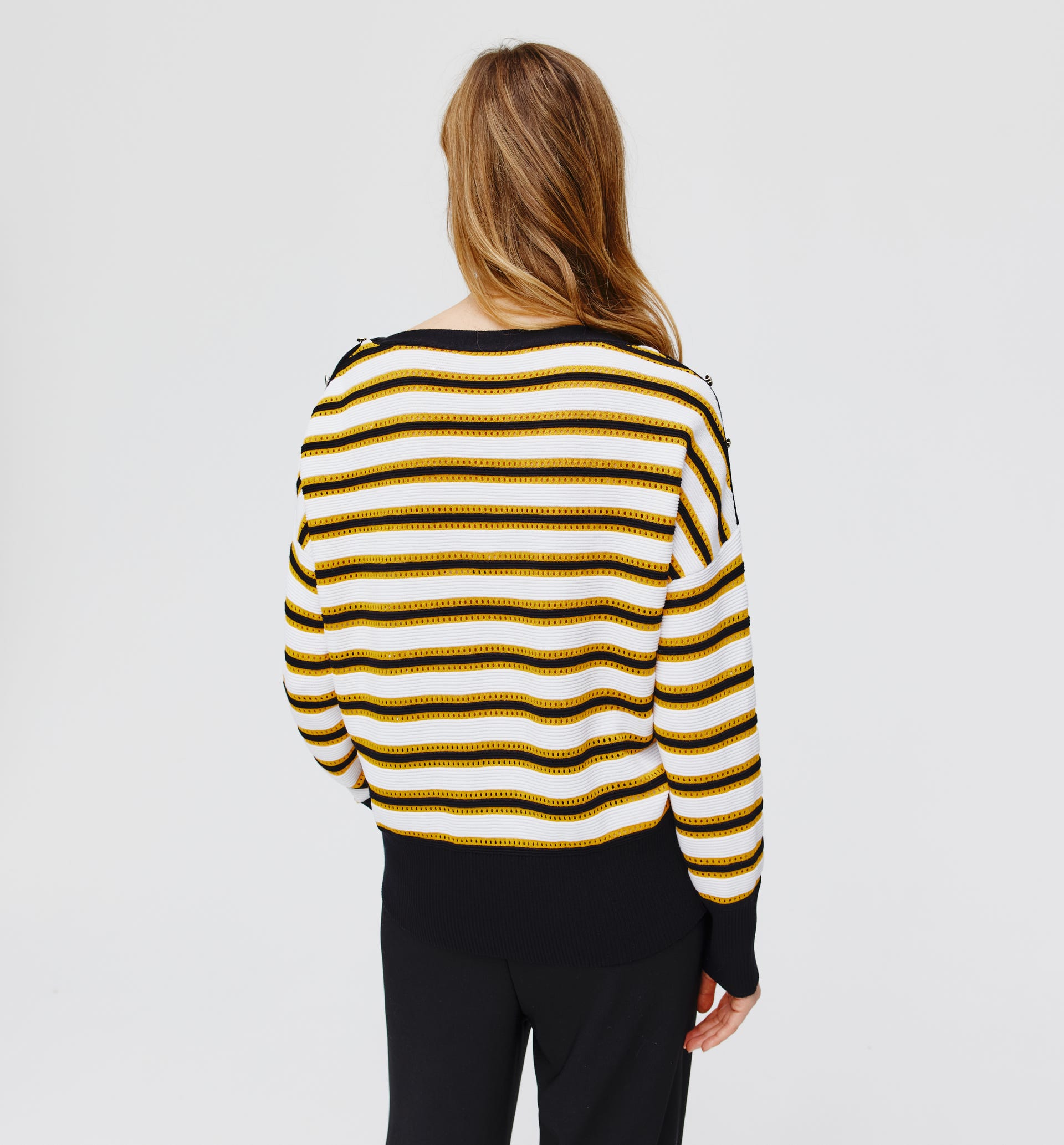 Maglia oversize a righe