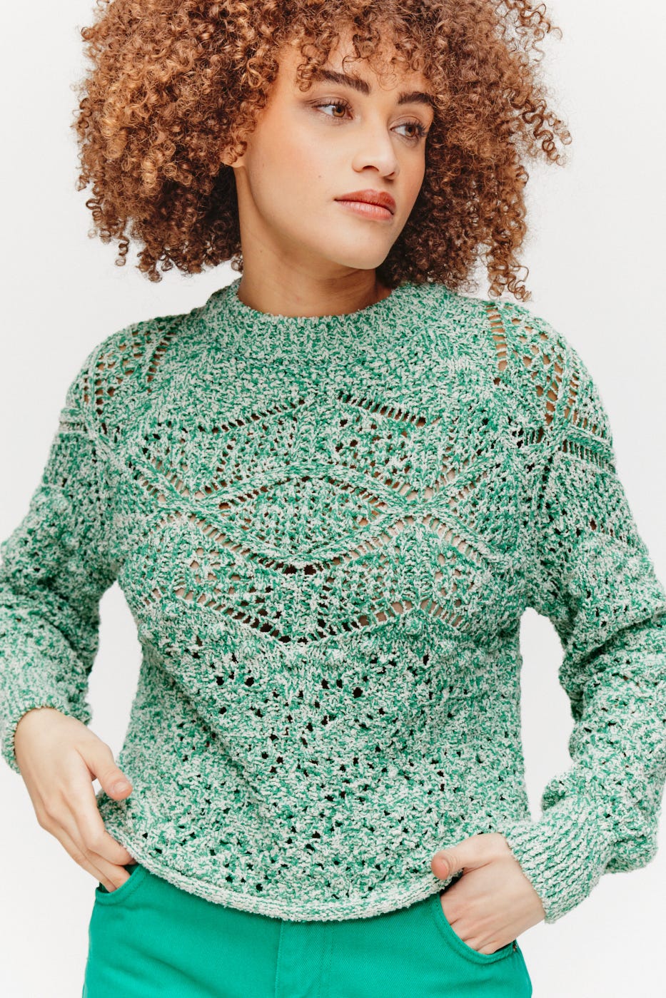 Jersey calado fantasía