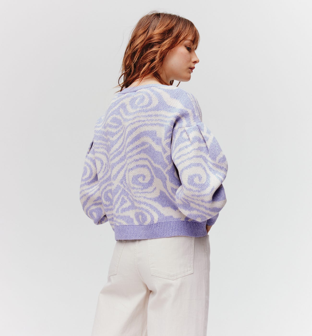 Gilet motif arabesque Femme