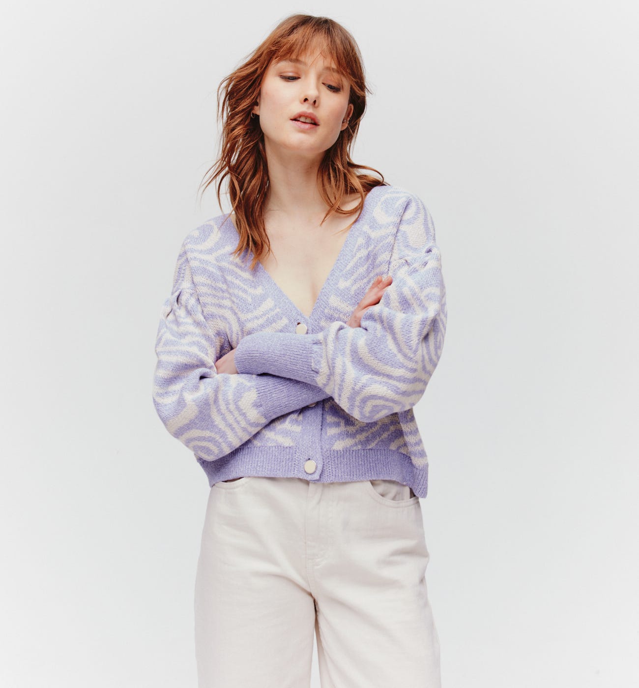 Gilet motif arabesque Femme