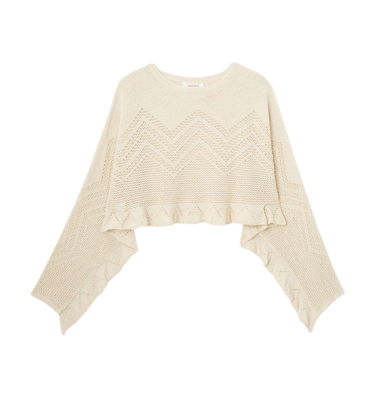 Short openwork jumper