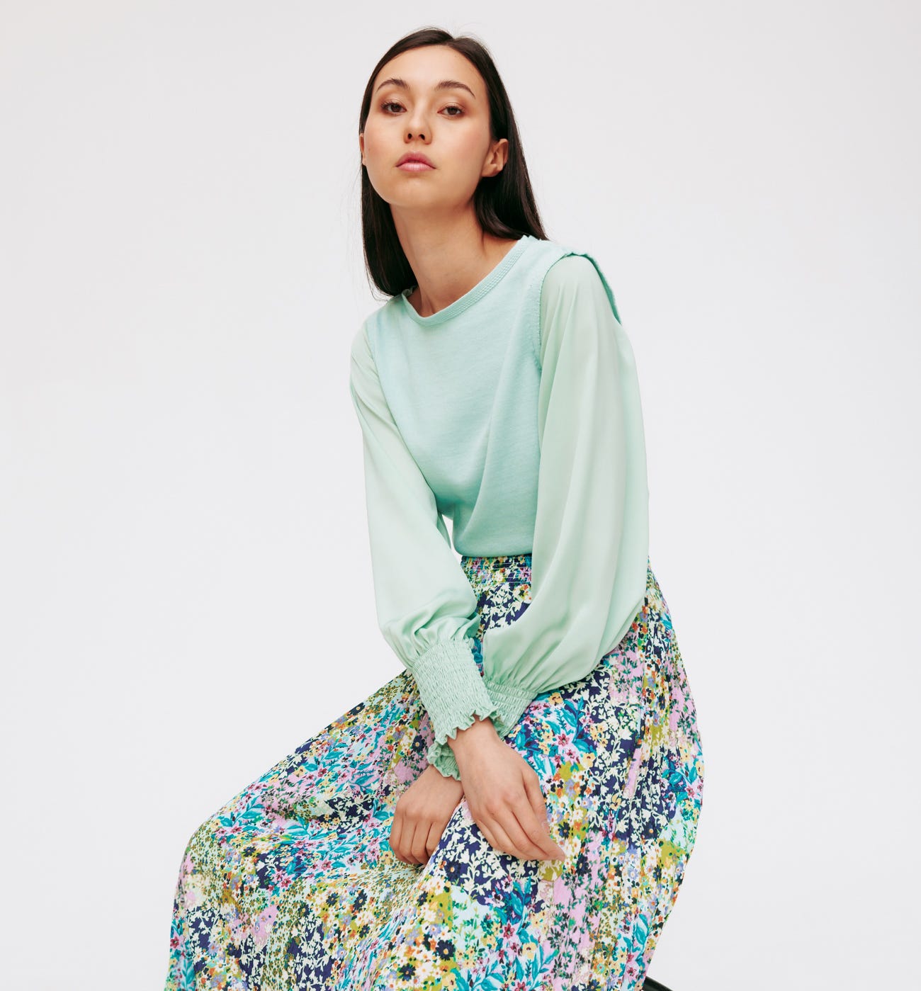 Pullover im Lagenlook