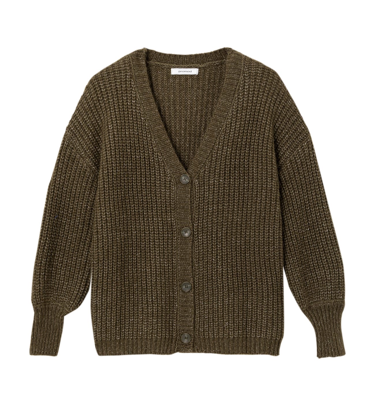 Rippenstrick-Cardigan