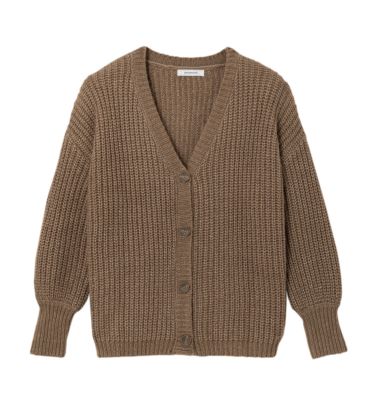 Rippenstrick-Cardigan