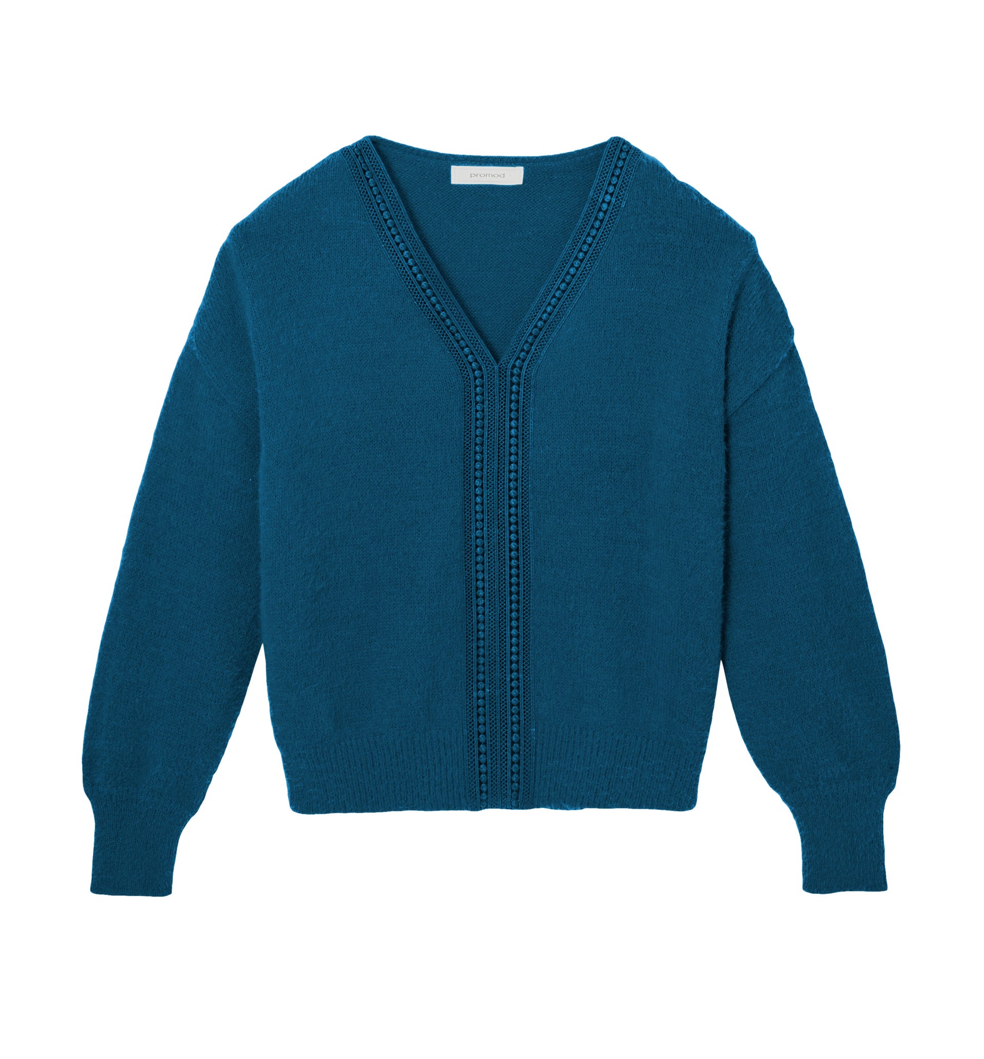 Maglia morbida dett. uncinetto