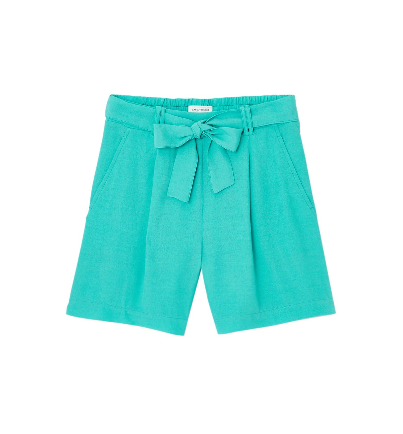Short taille haute uni Femme