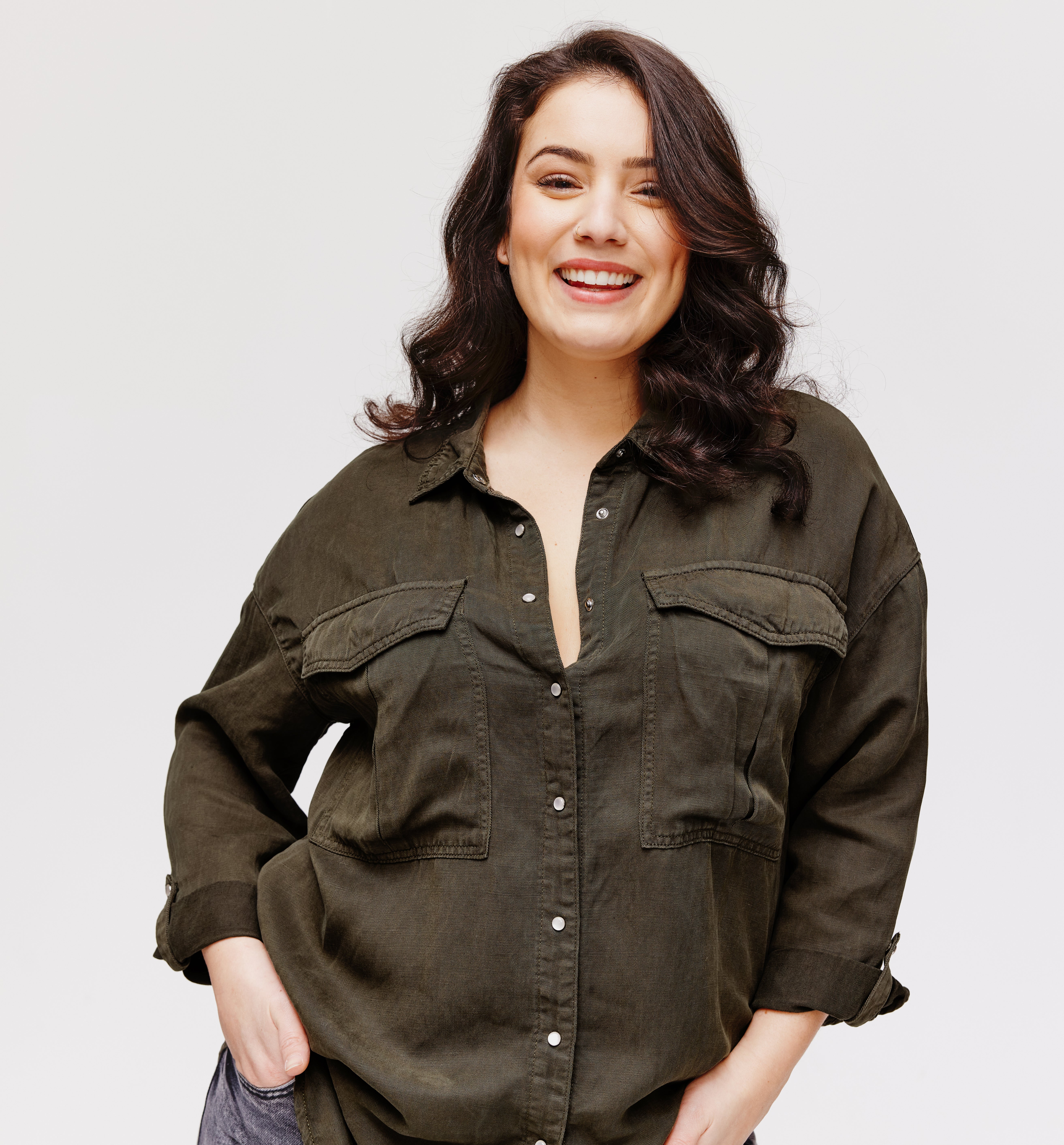 Chemise en lyocell Femme - Mousse