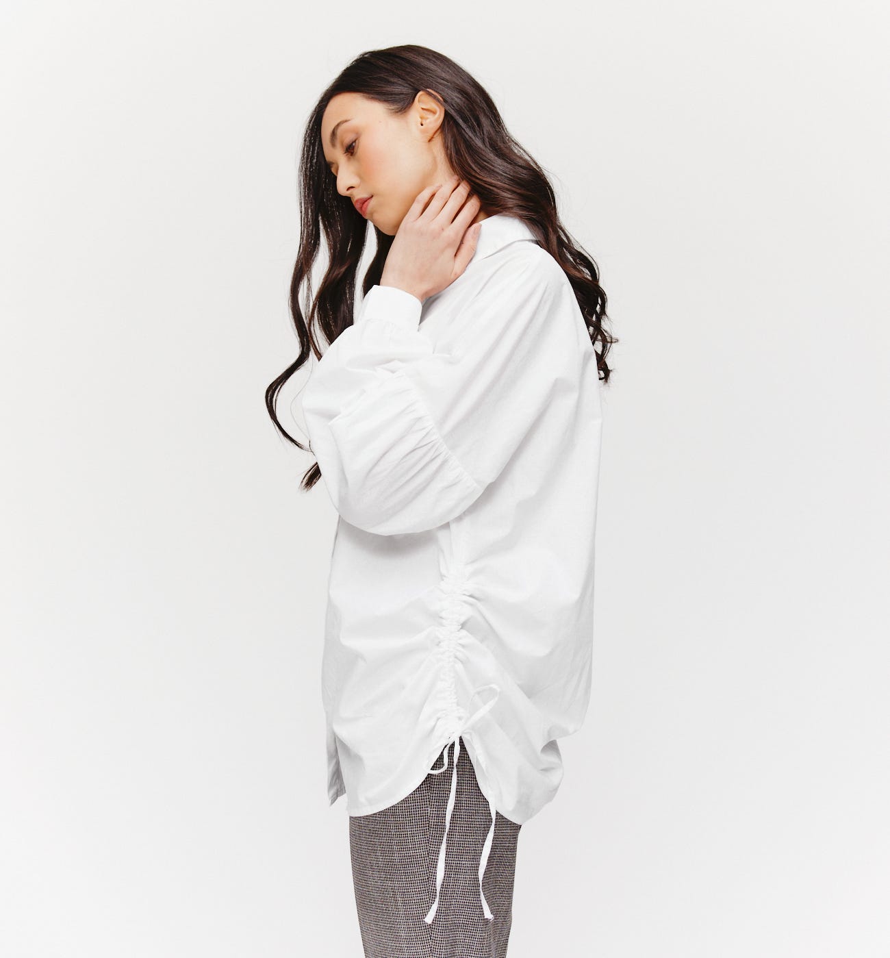 Puff-sleeved shirt