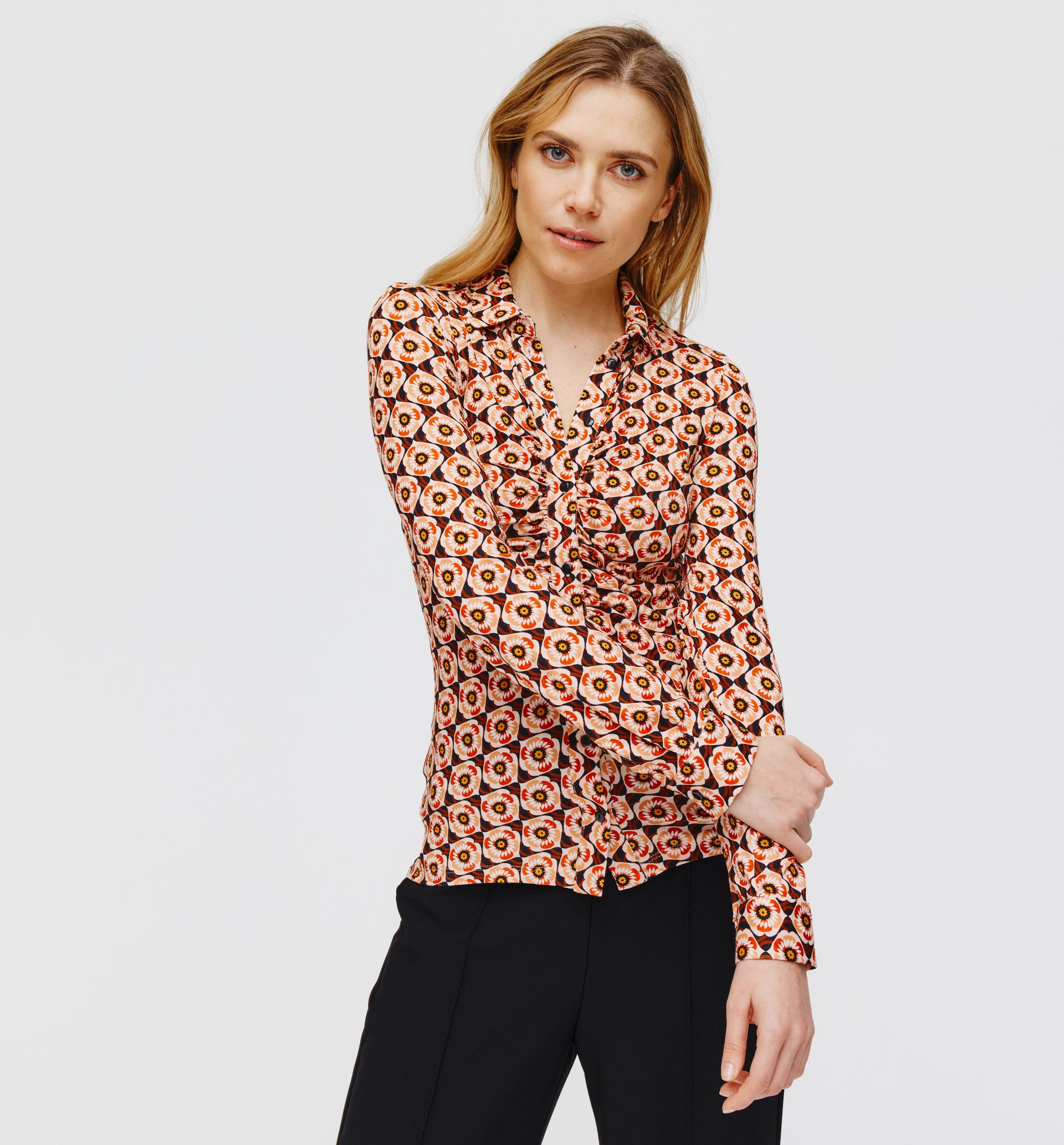 Camisa ajustada punto
