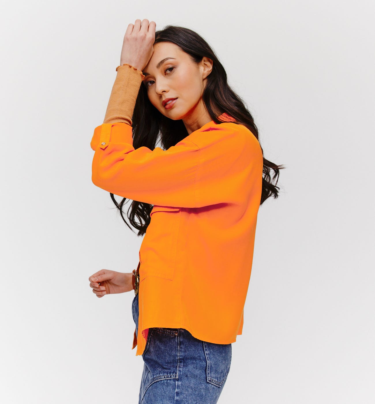 Bluse aus Lyocell