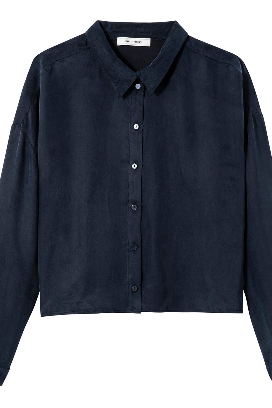 Camisa corta y lisa