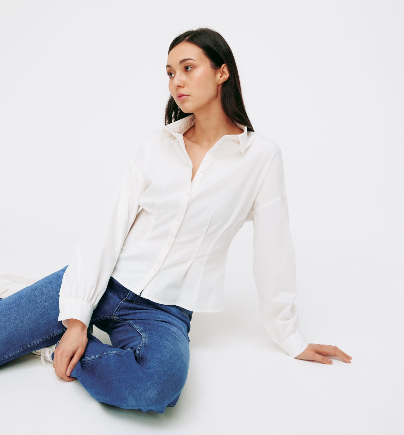 Taillierte Bluse