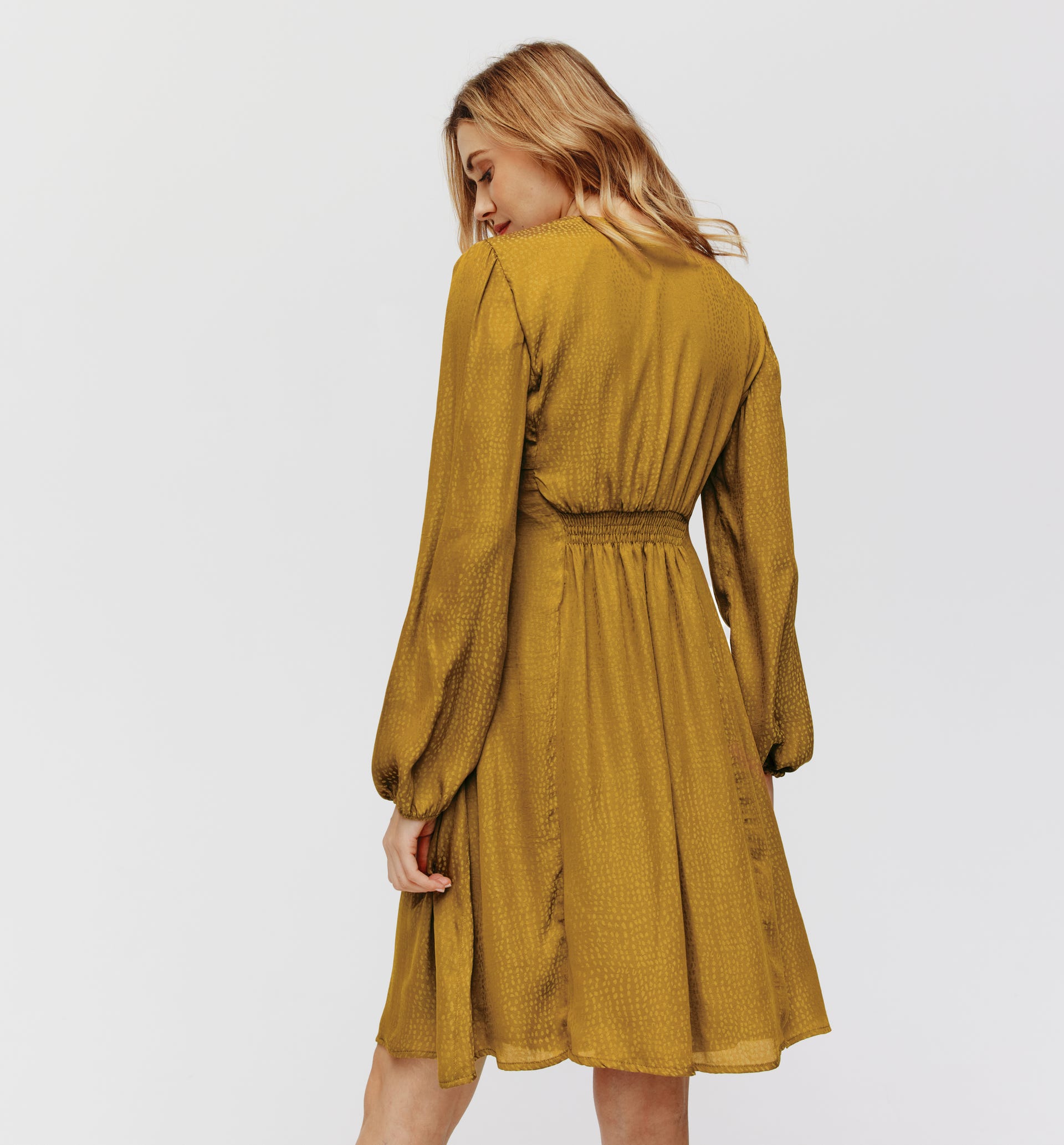 Silky midi dress