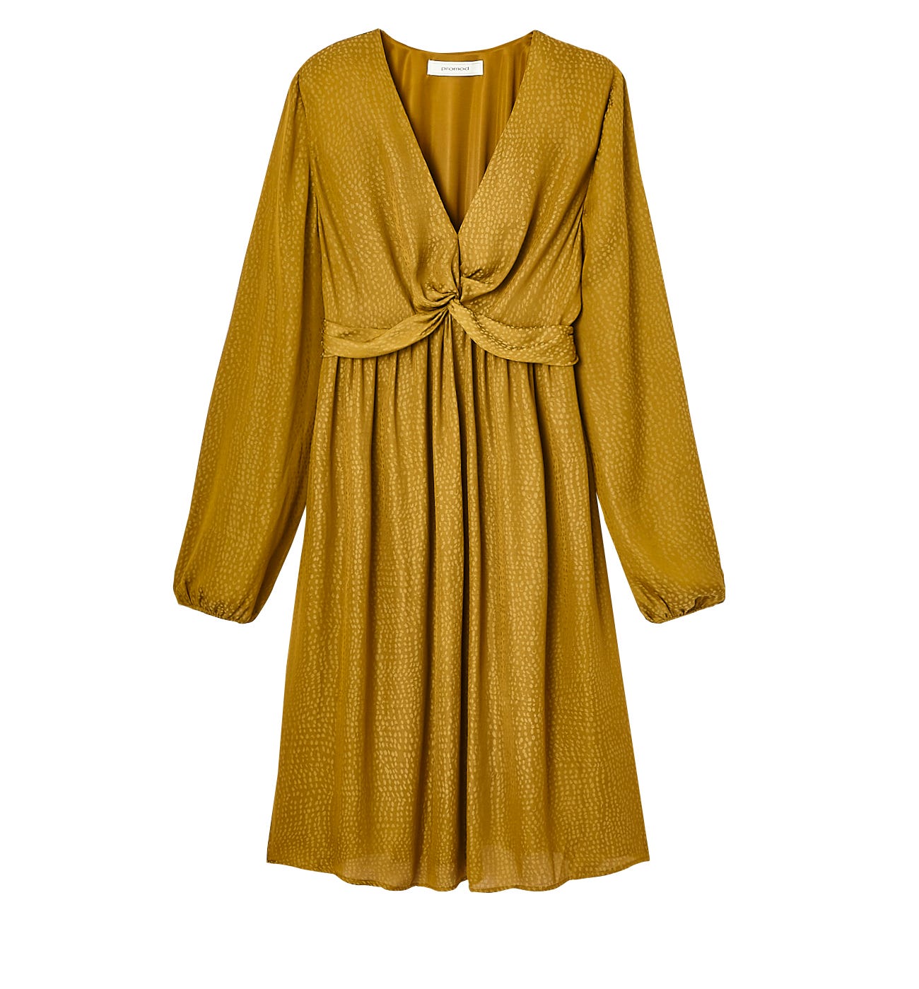 Silky midi dress