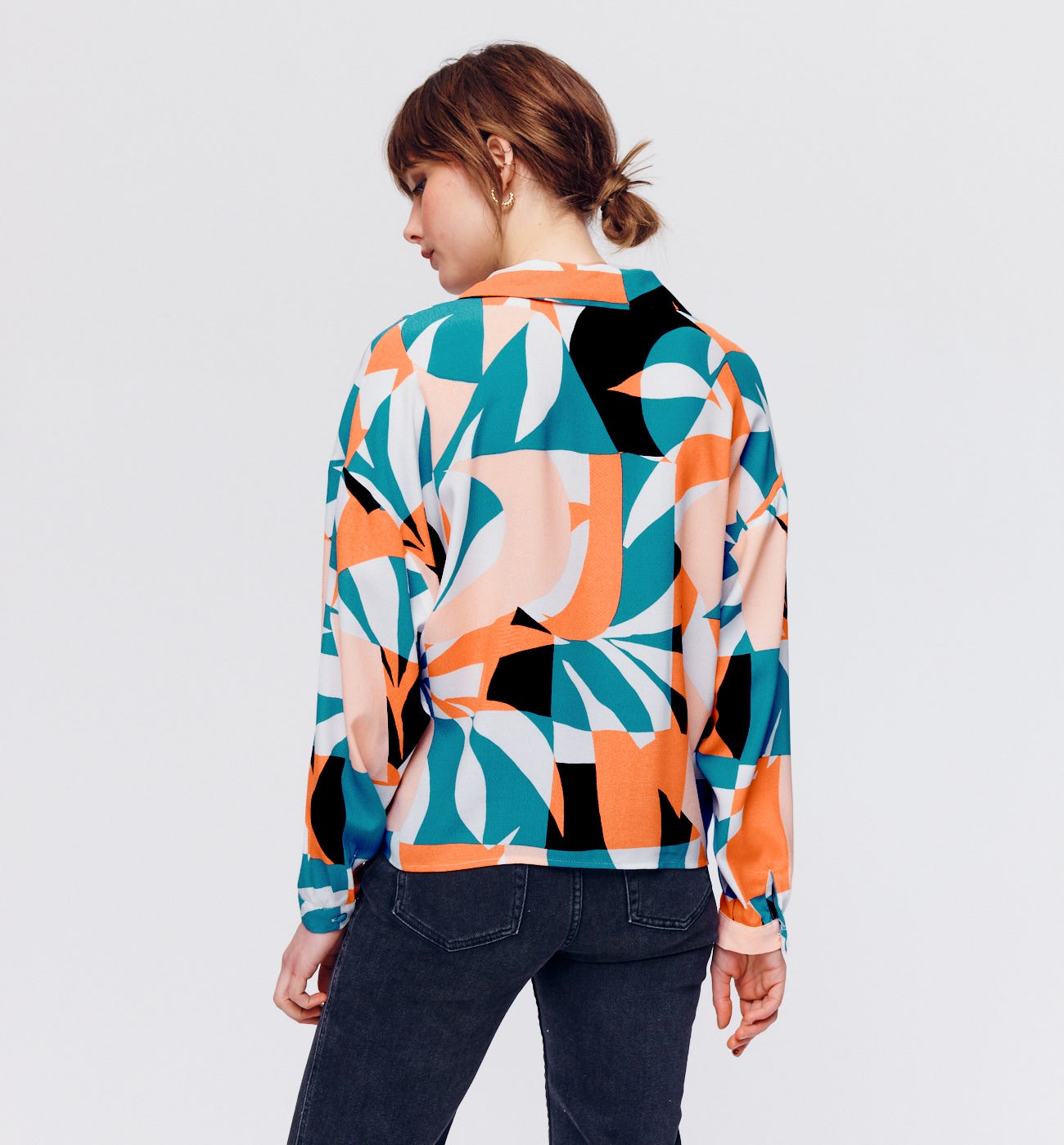 Chemise col pyjama Femme