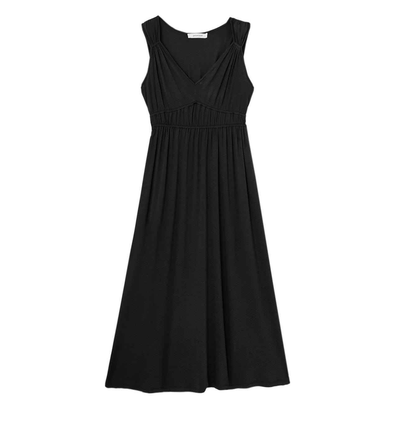 Robe mi-longue en jersey Femme
