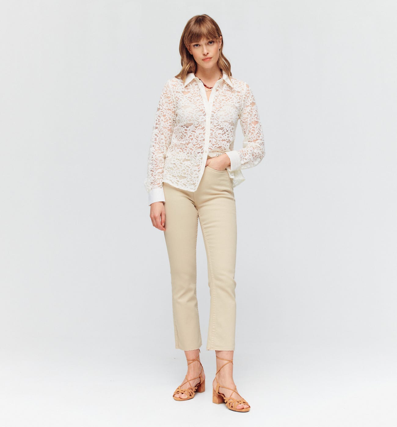 Camicia in pìzzo