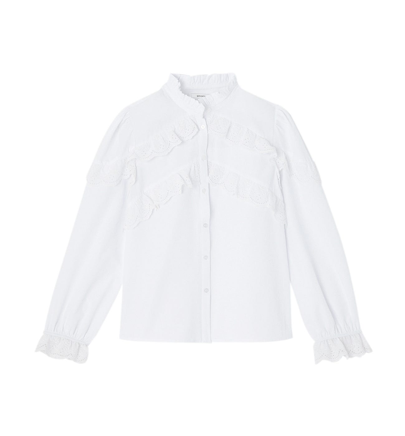 Camicia con volant
