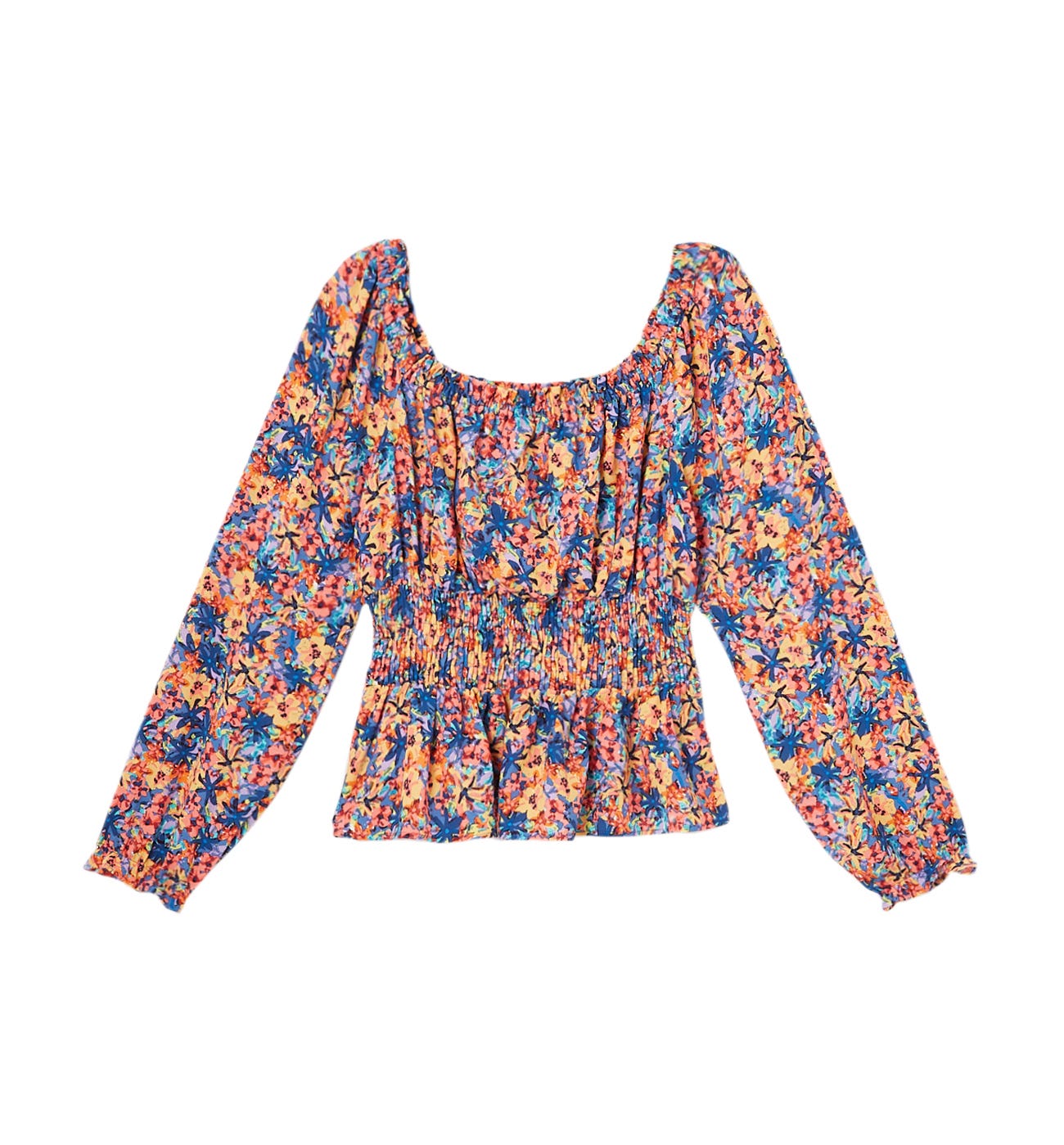 Blusa fantasia arricciata