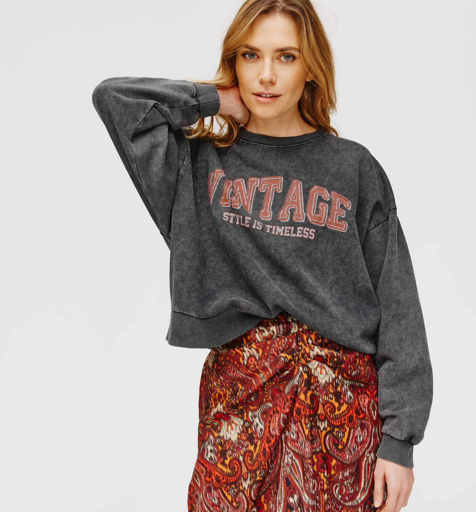 Faded sweatshirt