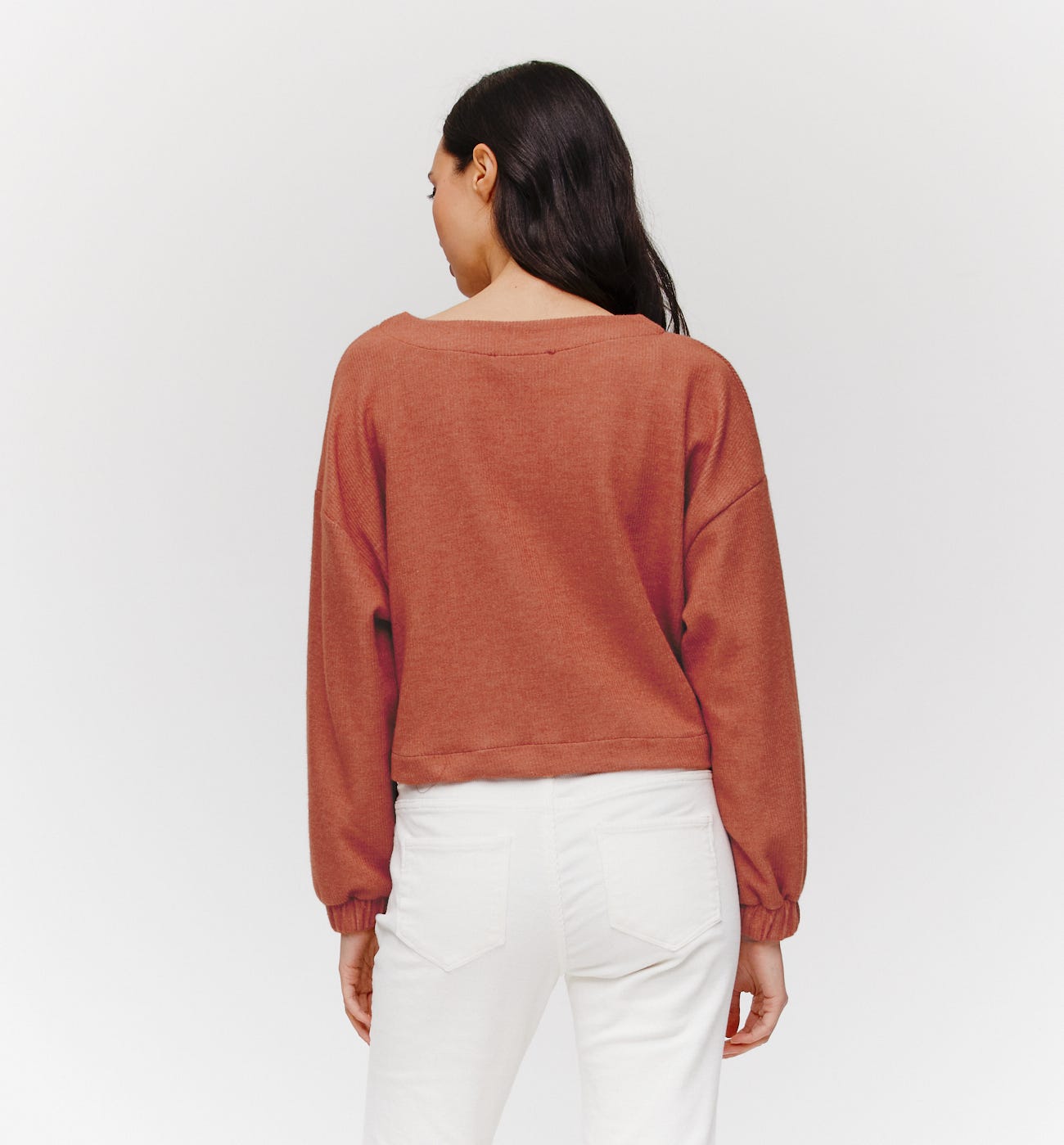 Camiseta abotonada canalé