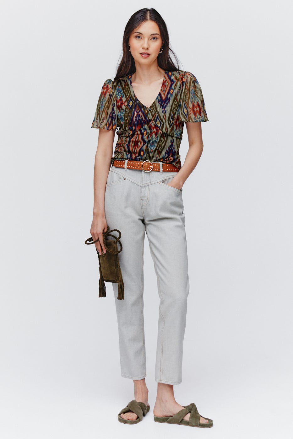 Voile patterned shirt