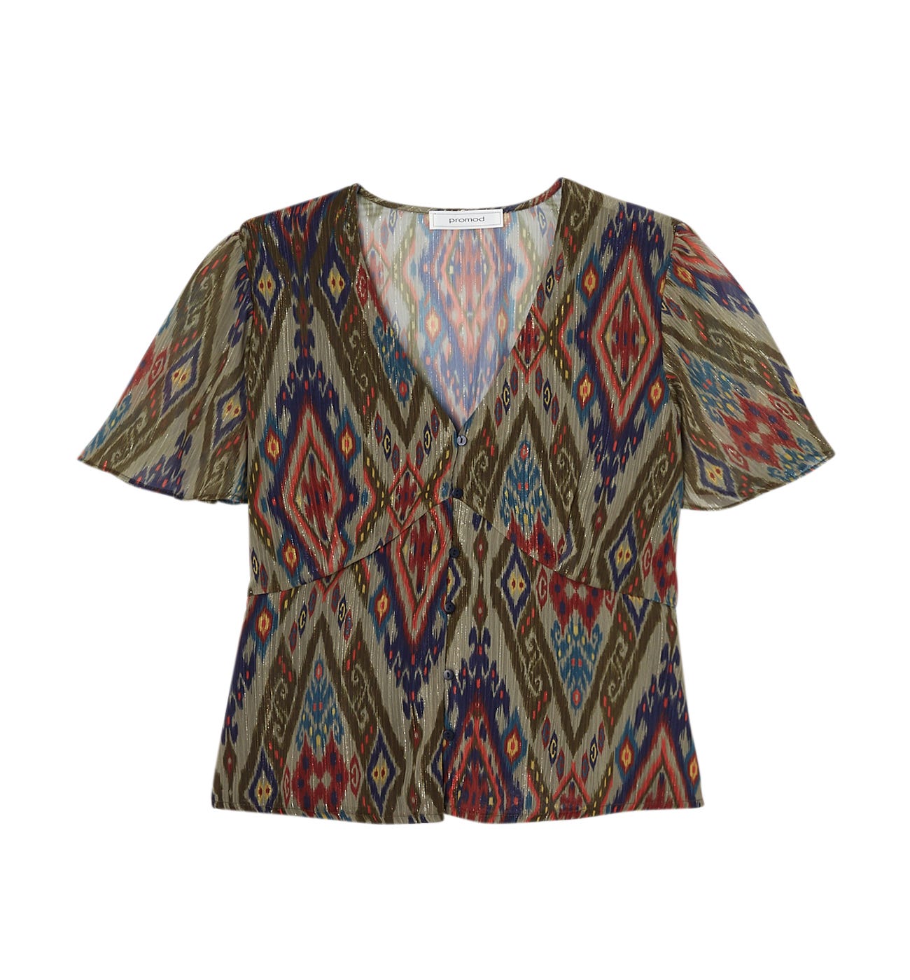 Bedruckte Bluse