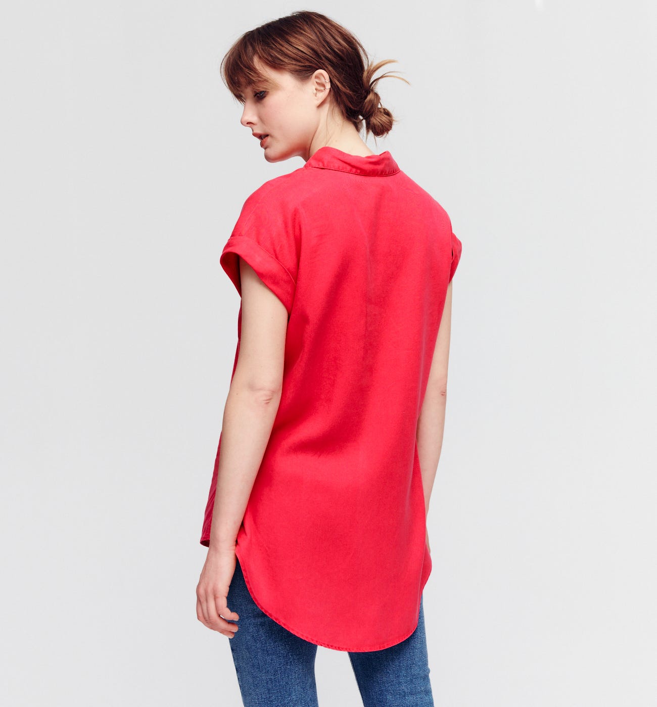 Camicia lunga lyocell