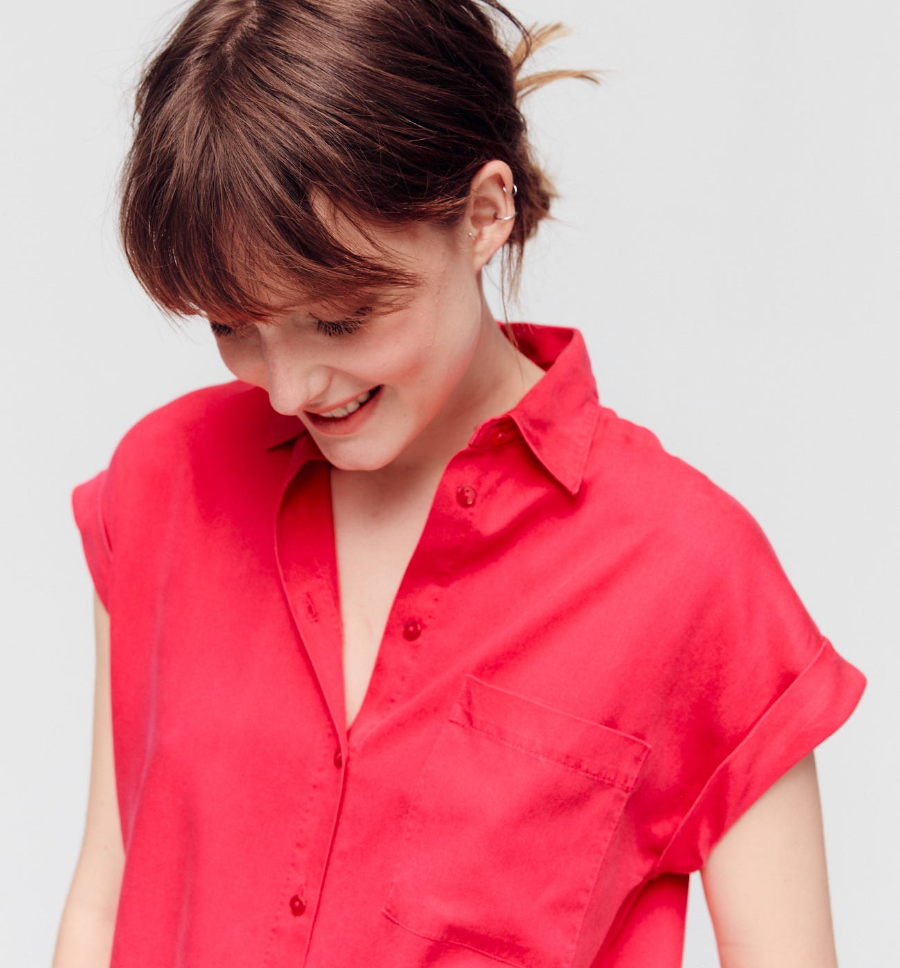 Camicia lunga lyocell