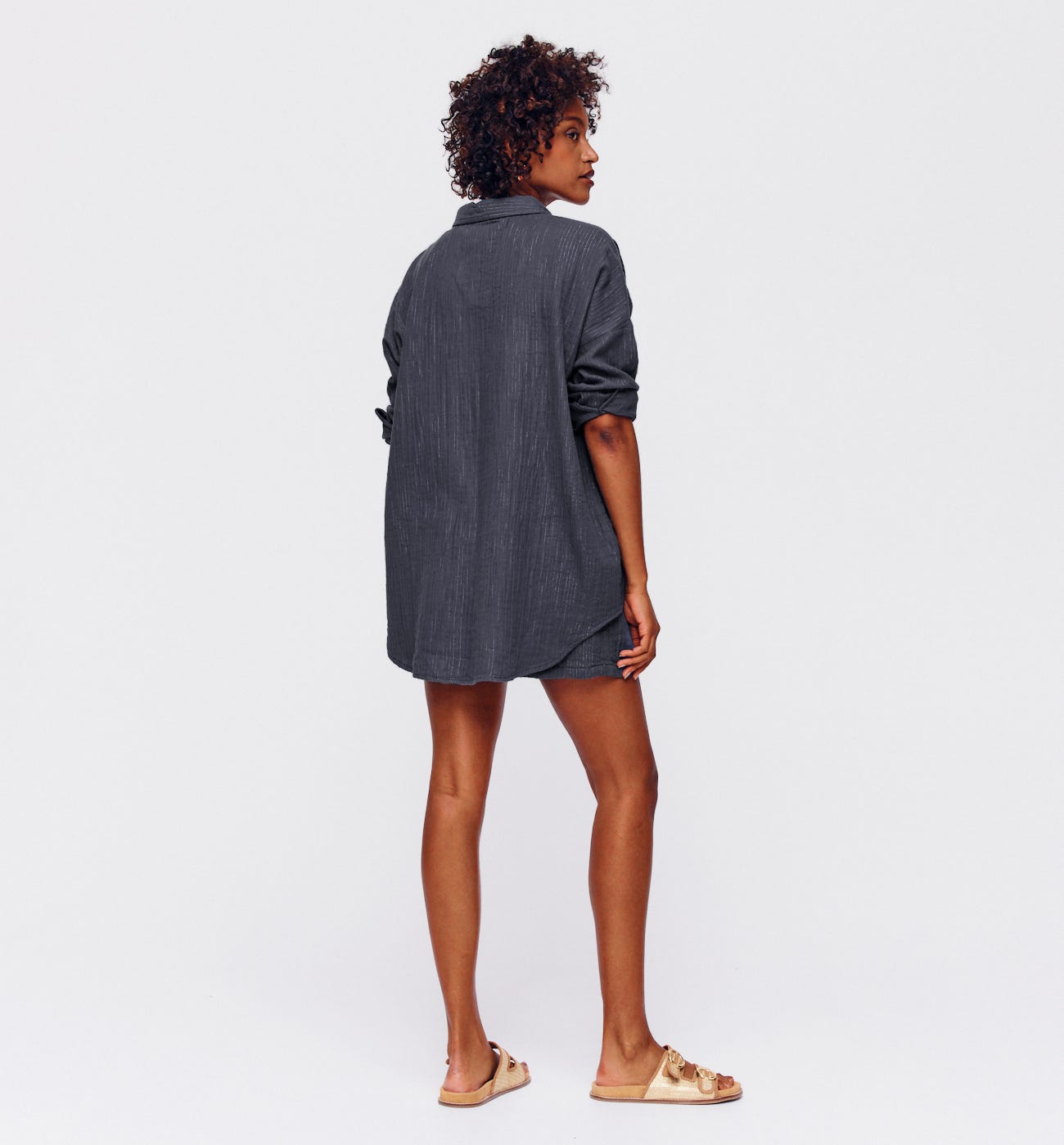 Cotton gauze shirt