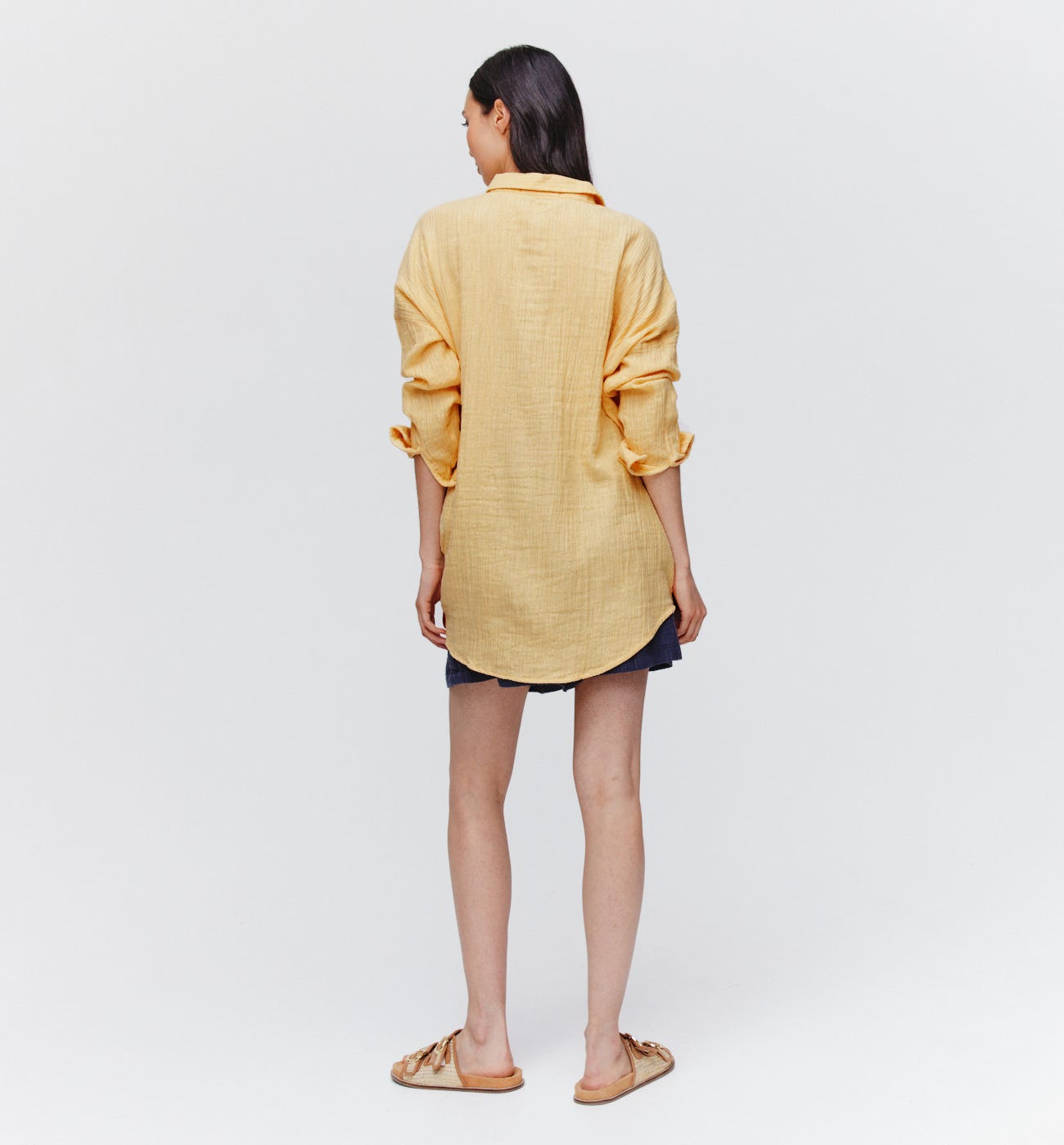 Camicia in garza di cotone