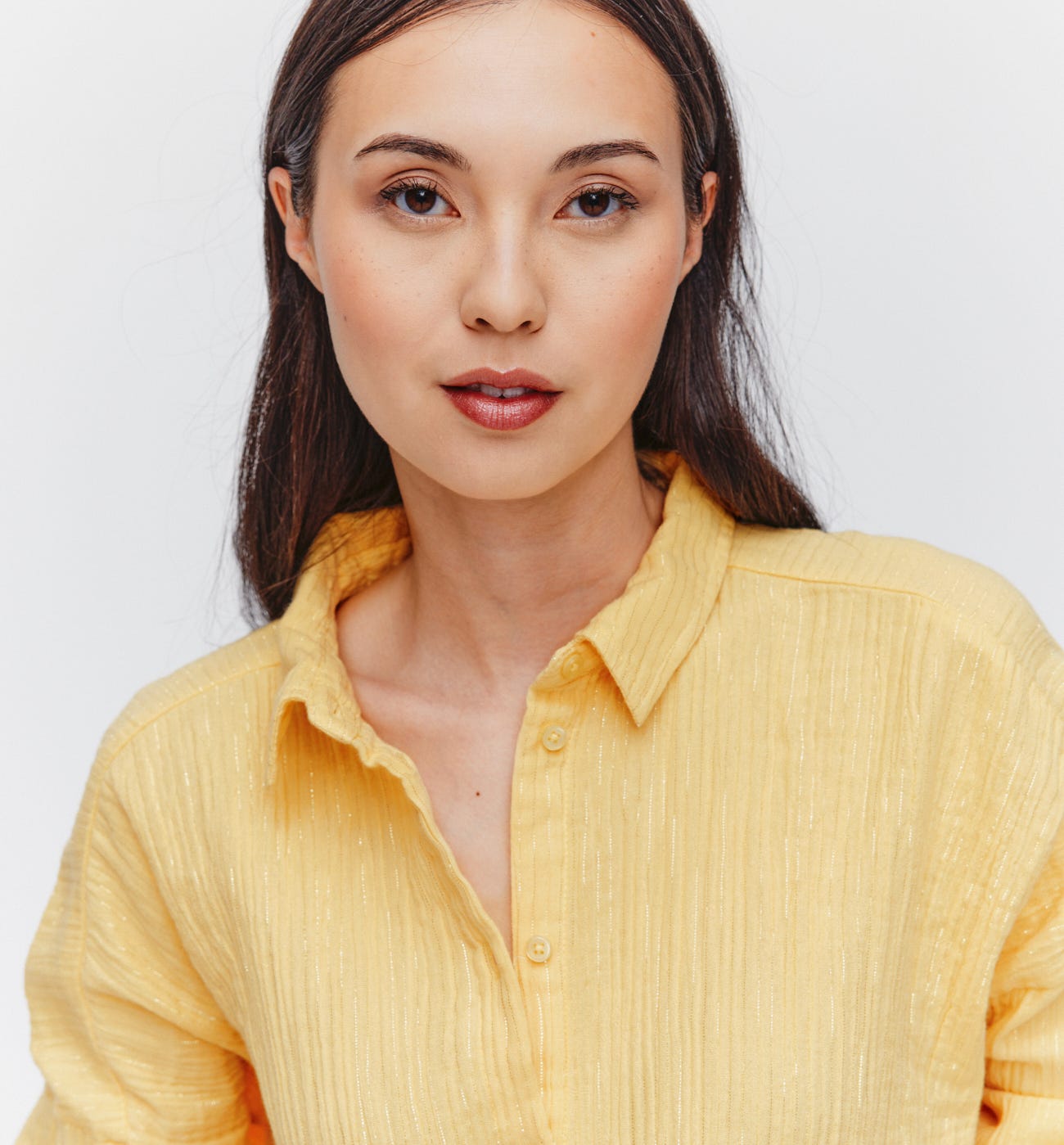 Camicia in garza di cotone