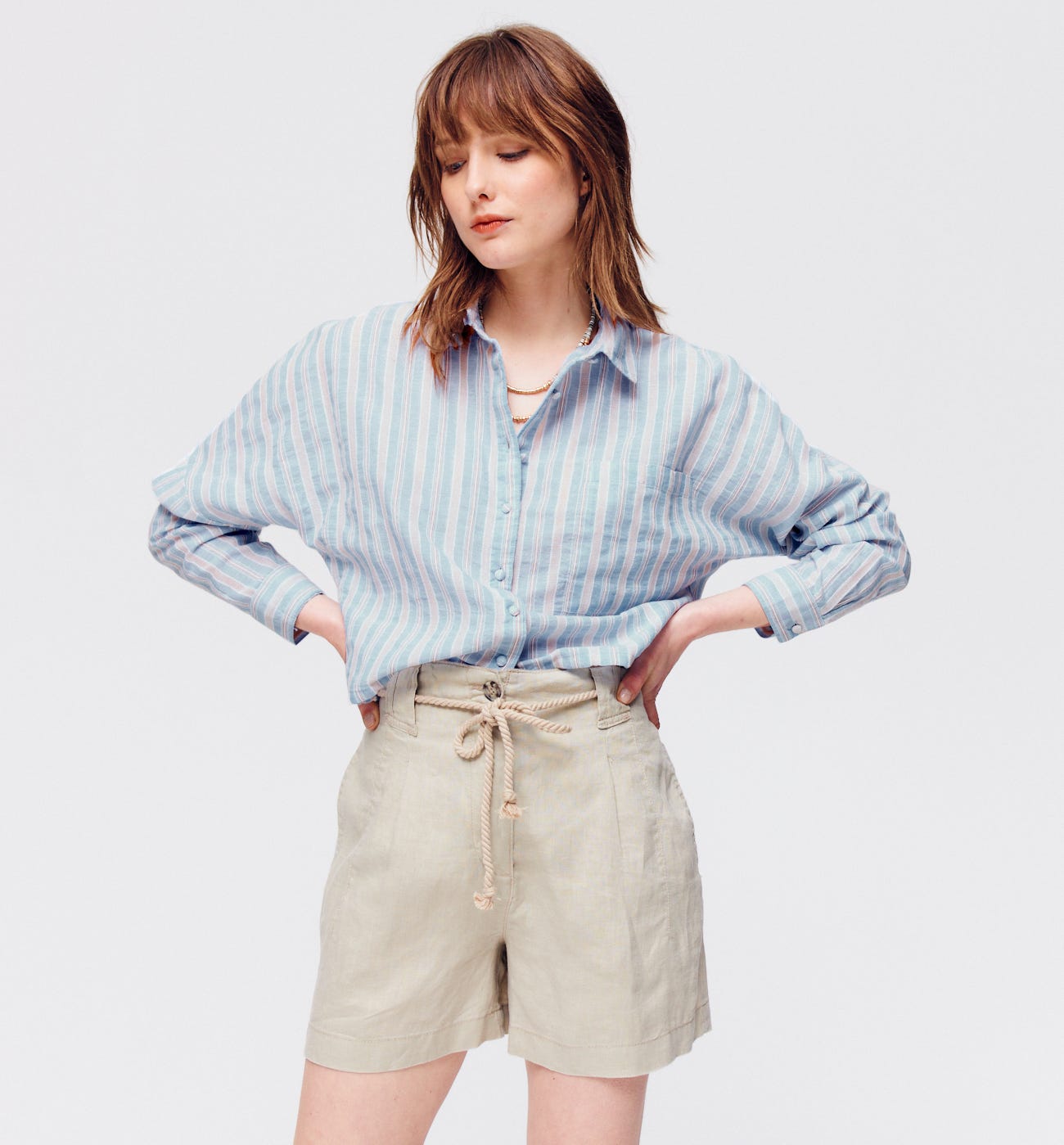 Camisa cropped