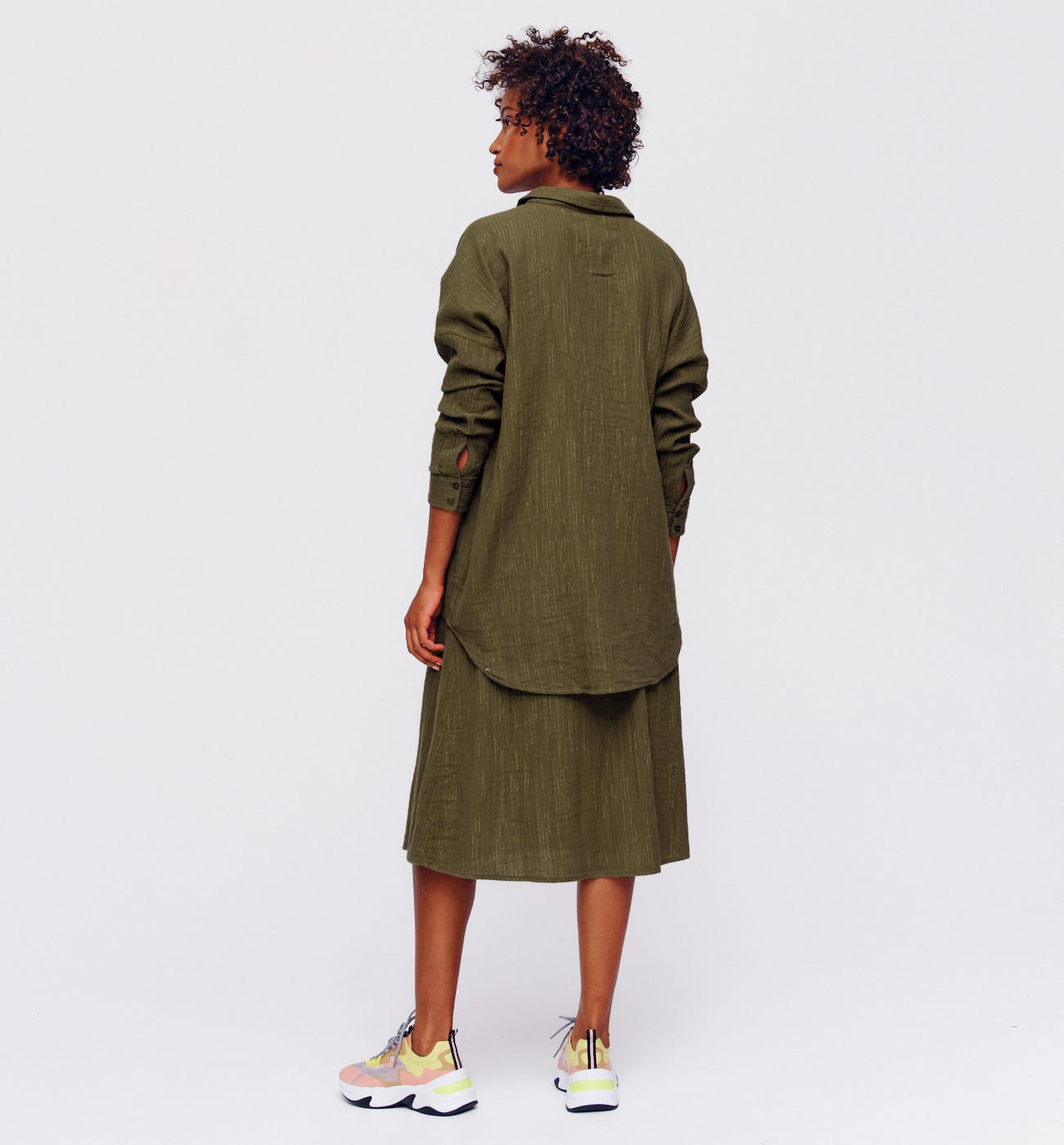 Cotton gauze shirt