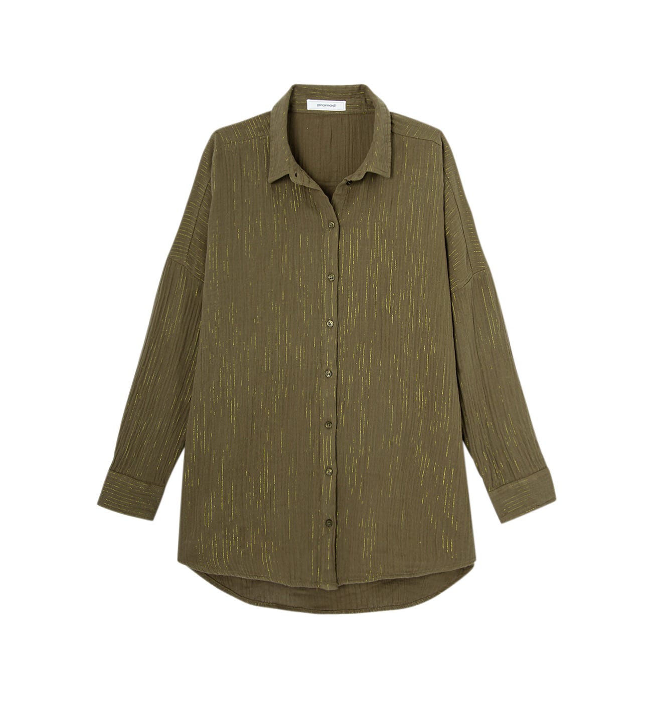 Cotton gauze shirt