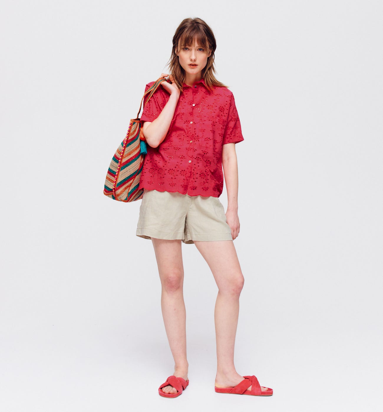Broderie anglaise shirt